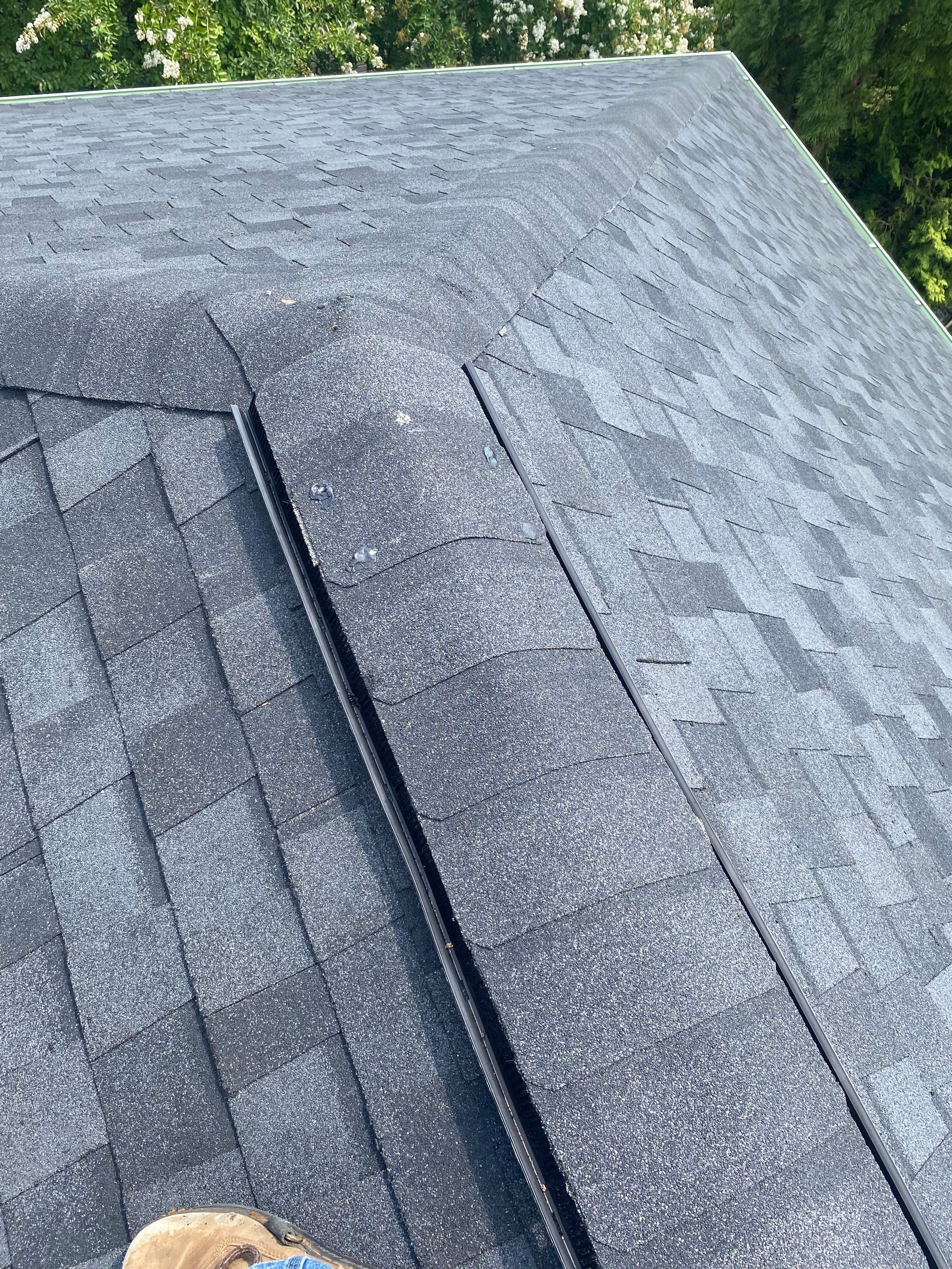 McLean: Residential Roof Installation with Landmark Pro Designer Shingles in Max Def Moire Black by RM Banning, Inc.