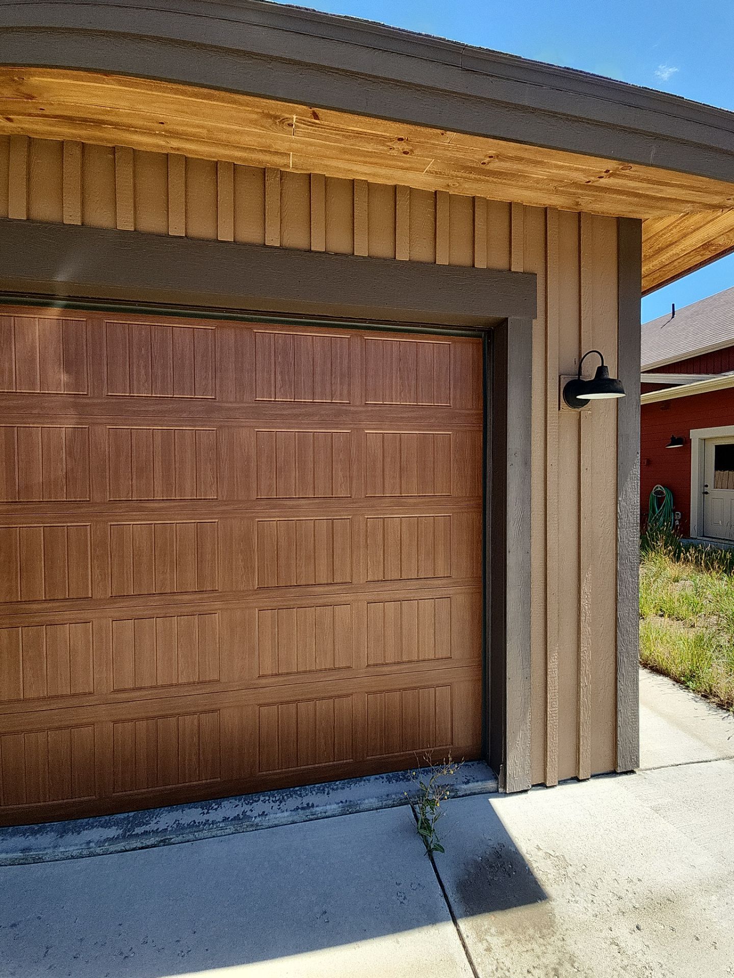Exterior Painting Using Stain by Wheatley Creek Services