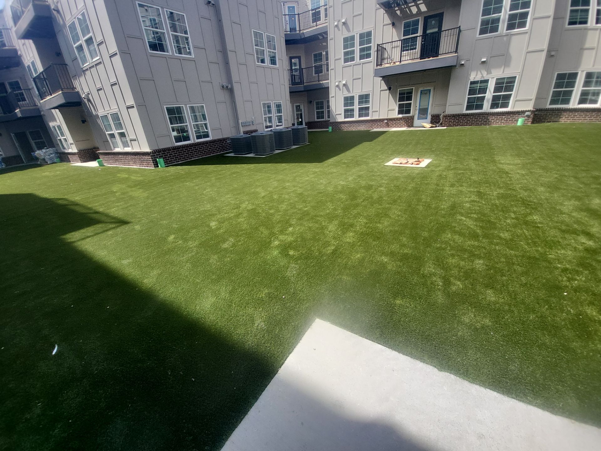 Multi-Family Courtyard Turf Installation by Southwest Greens Midwest
