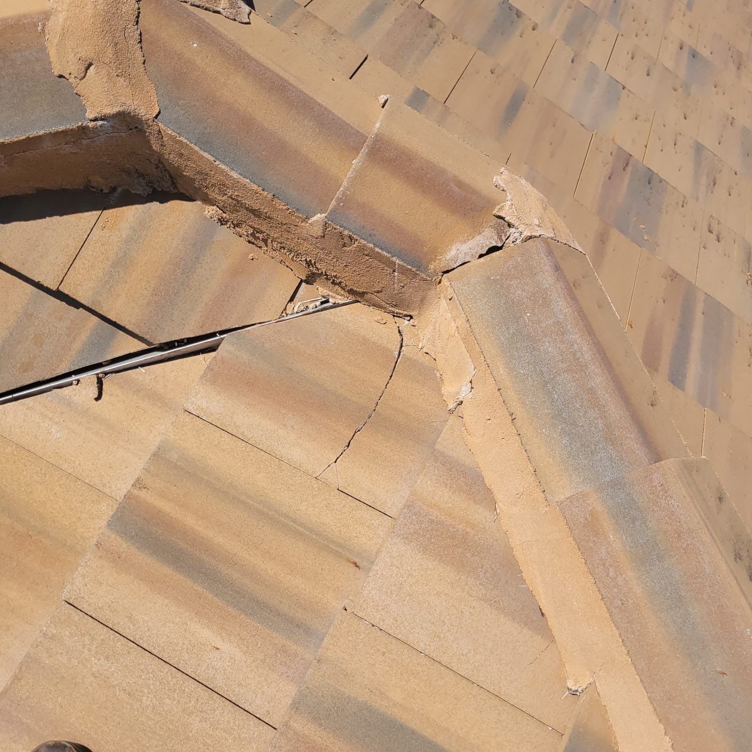 Residential Roofing Repair using Concrete Tile by Four Peaks Roofing
