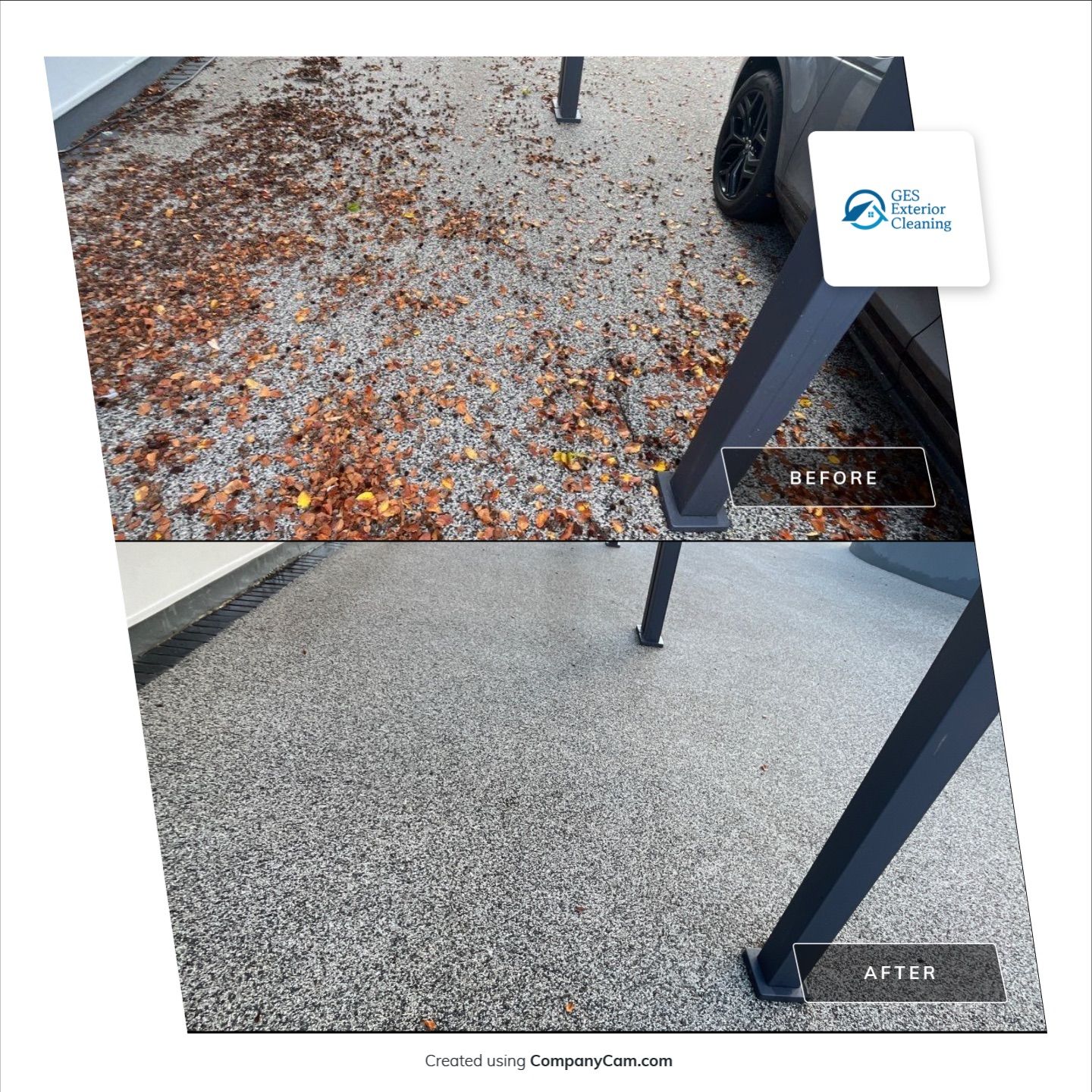 Exterior Clean - Drive - Patio - Paths using Honda 15lpm Low Pressure Washing Machine by Ges Exterior Cleaning ltd