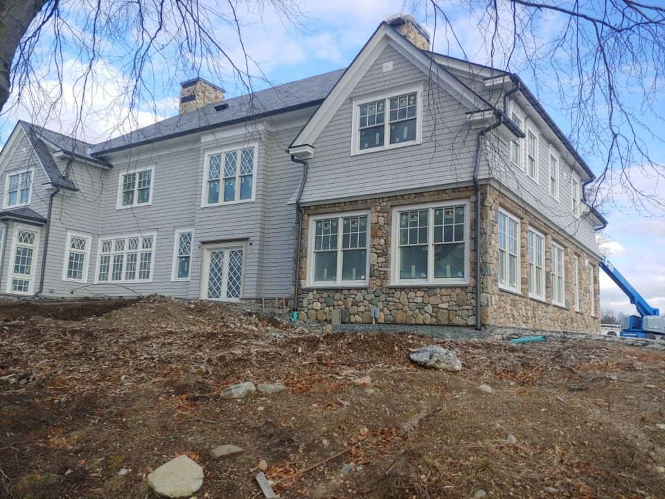 Gutter Installation using Half Round Aluminum Gutter in Natick, MA by Gutter Pro Enterprises