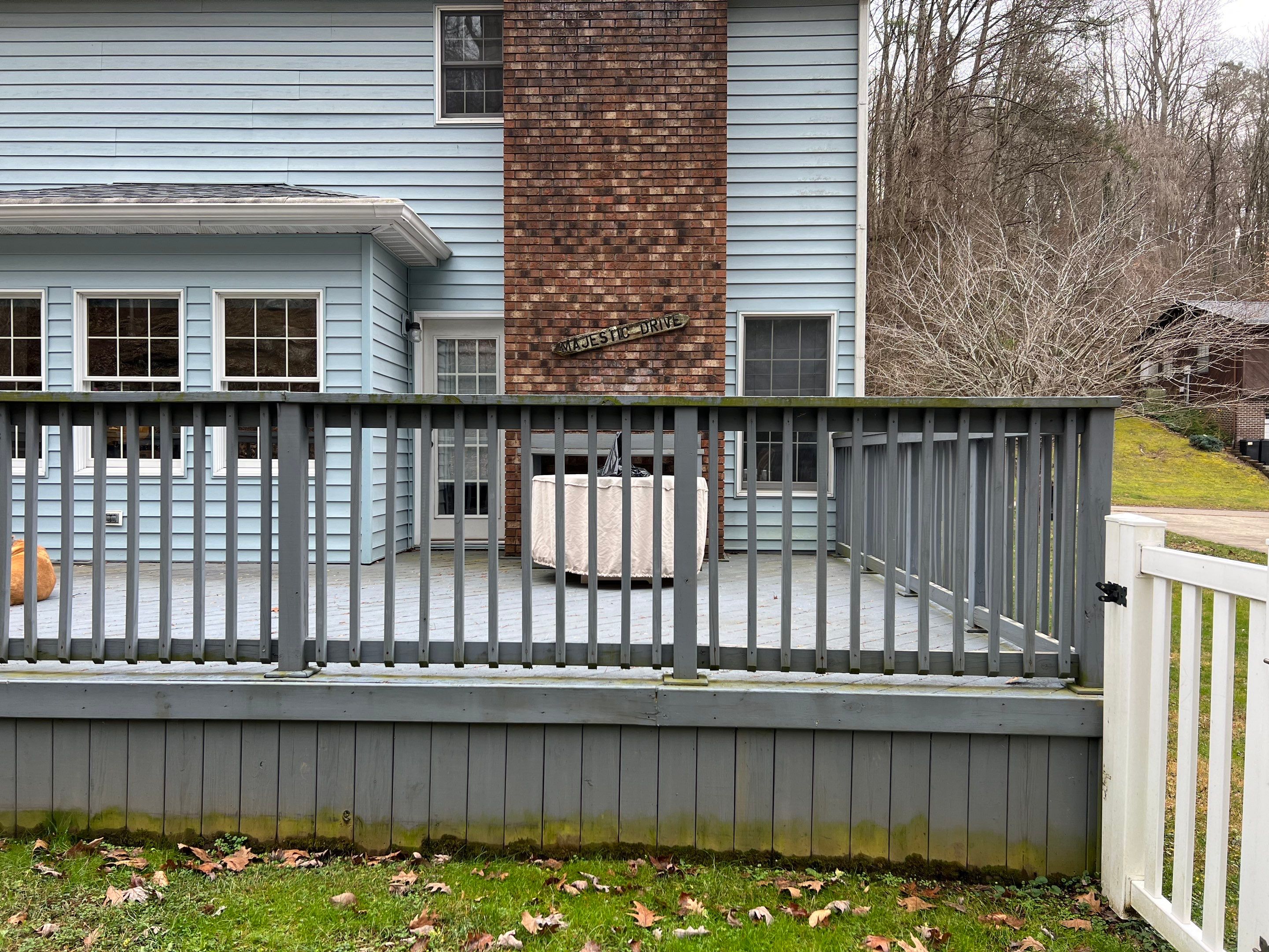 Deck Installation using Trex Decking and Railing  by Secure Construction Company Inc