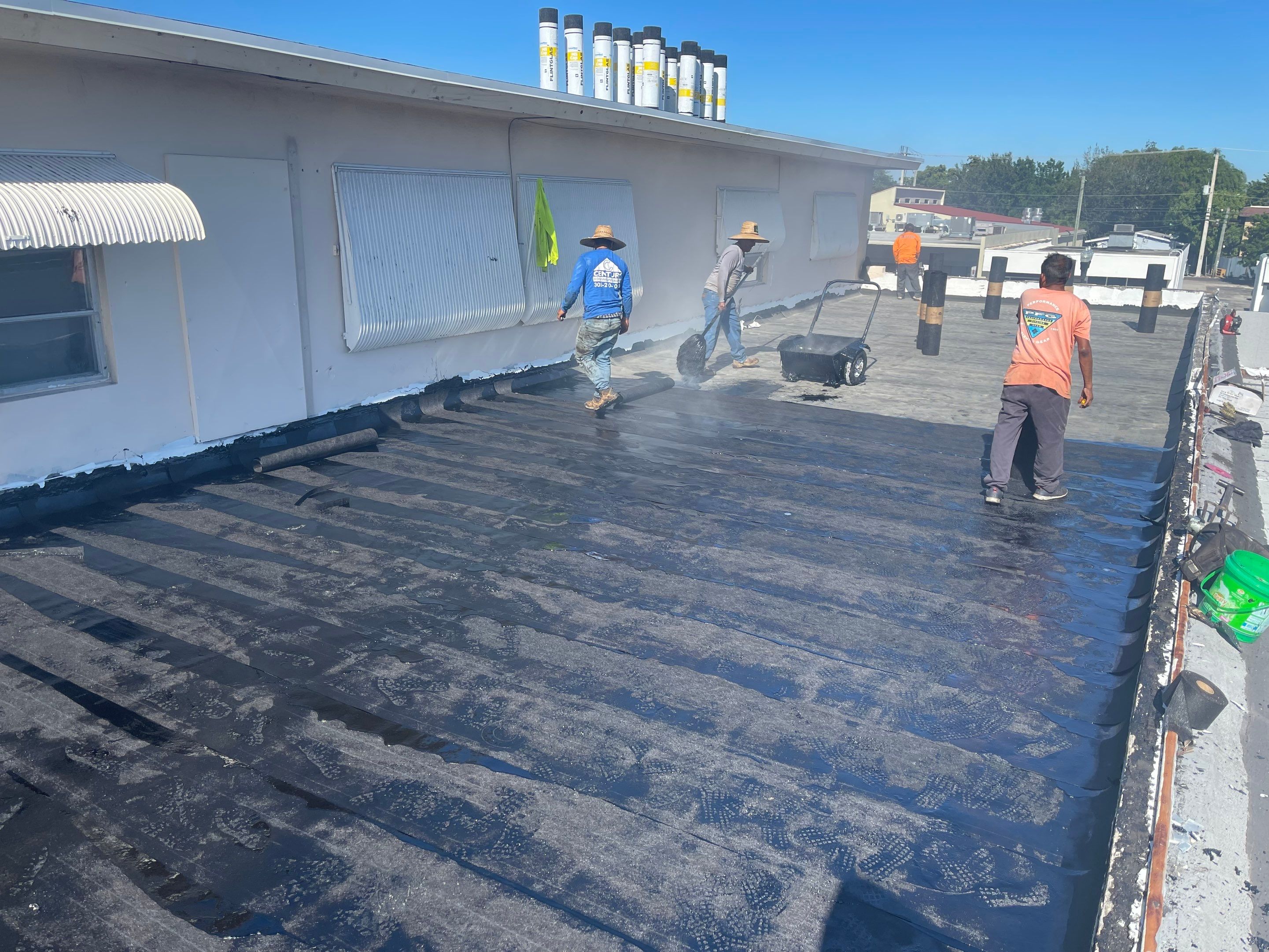 Hollywood Blvd., Hollywood, FL by G&J Roofing 