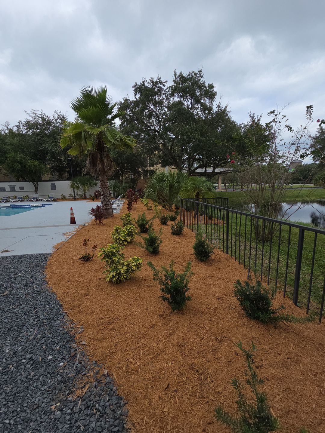 Marriott Hotel | Mulch Refresh by ProGreen Services