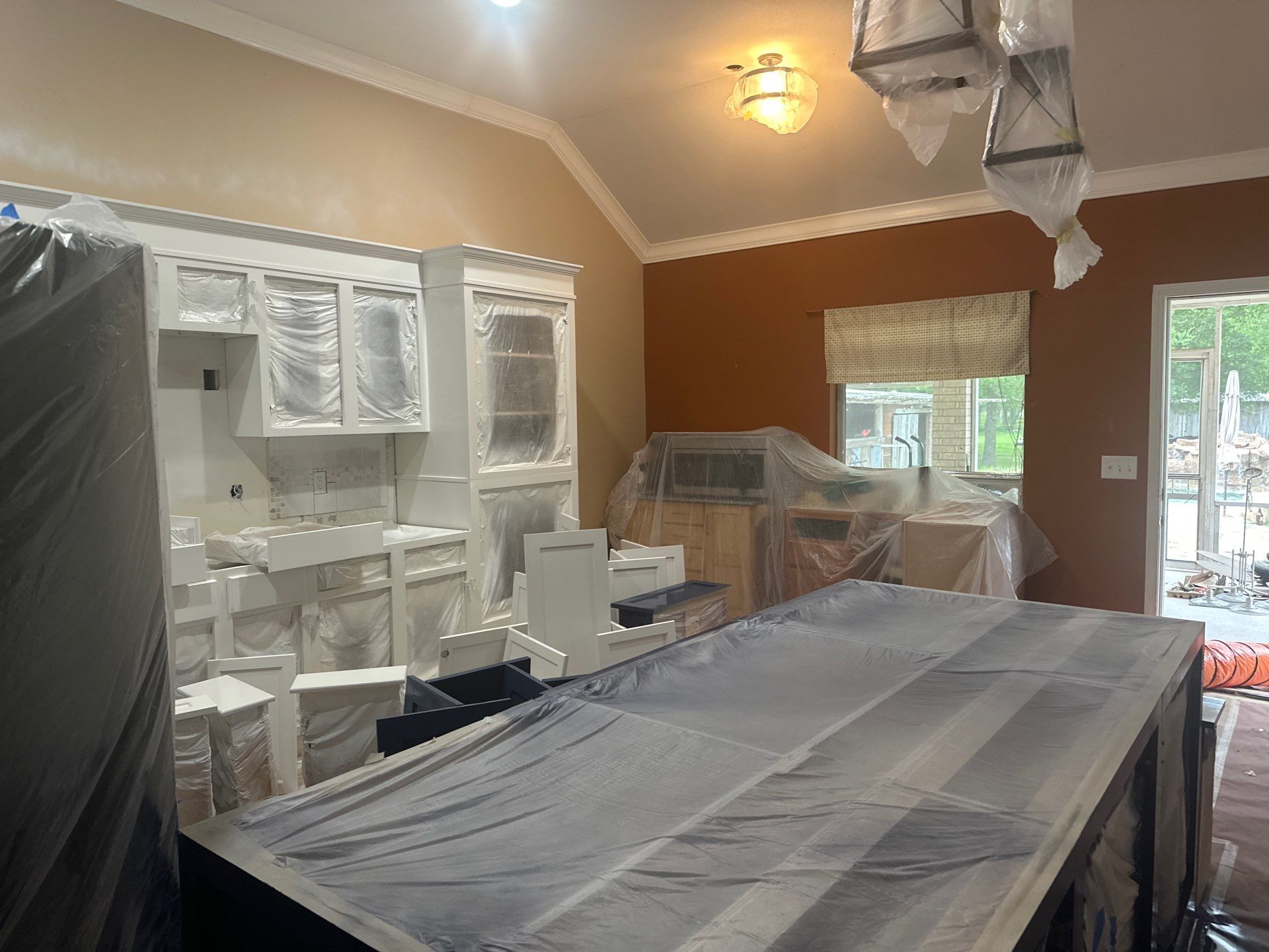 Kitchen Remodel and Water Damage Restoration Project by L&T General Contractors and Restoration INC