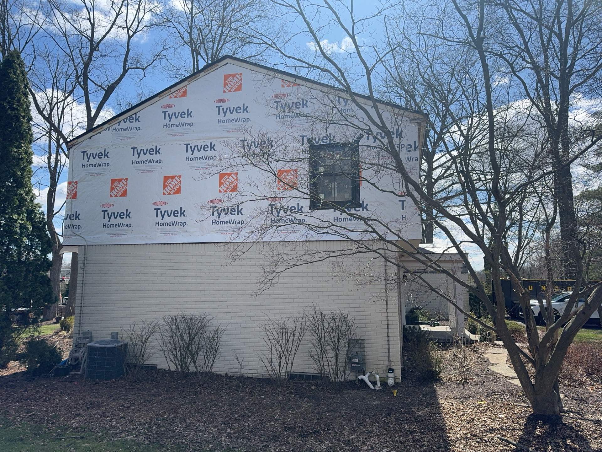 Siding Replacement using Hardie Plank S8 1/4"  Arctic White by 180 Contractors