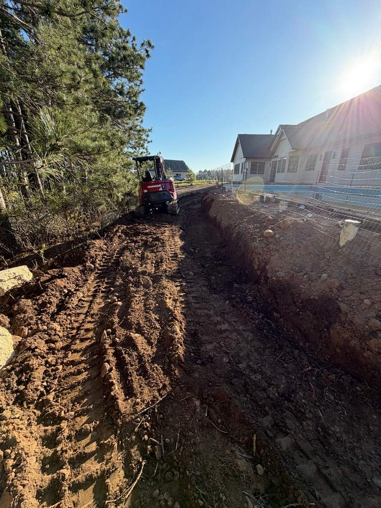 Limestone Boulder Wall by Sota landscaping