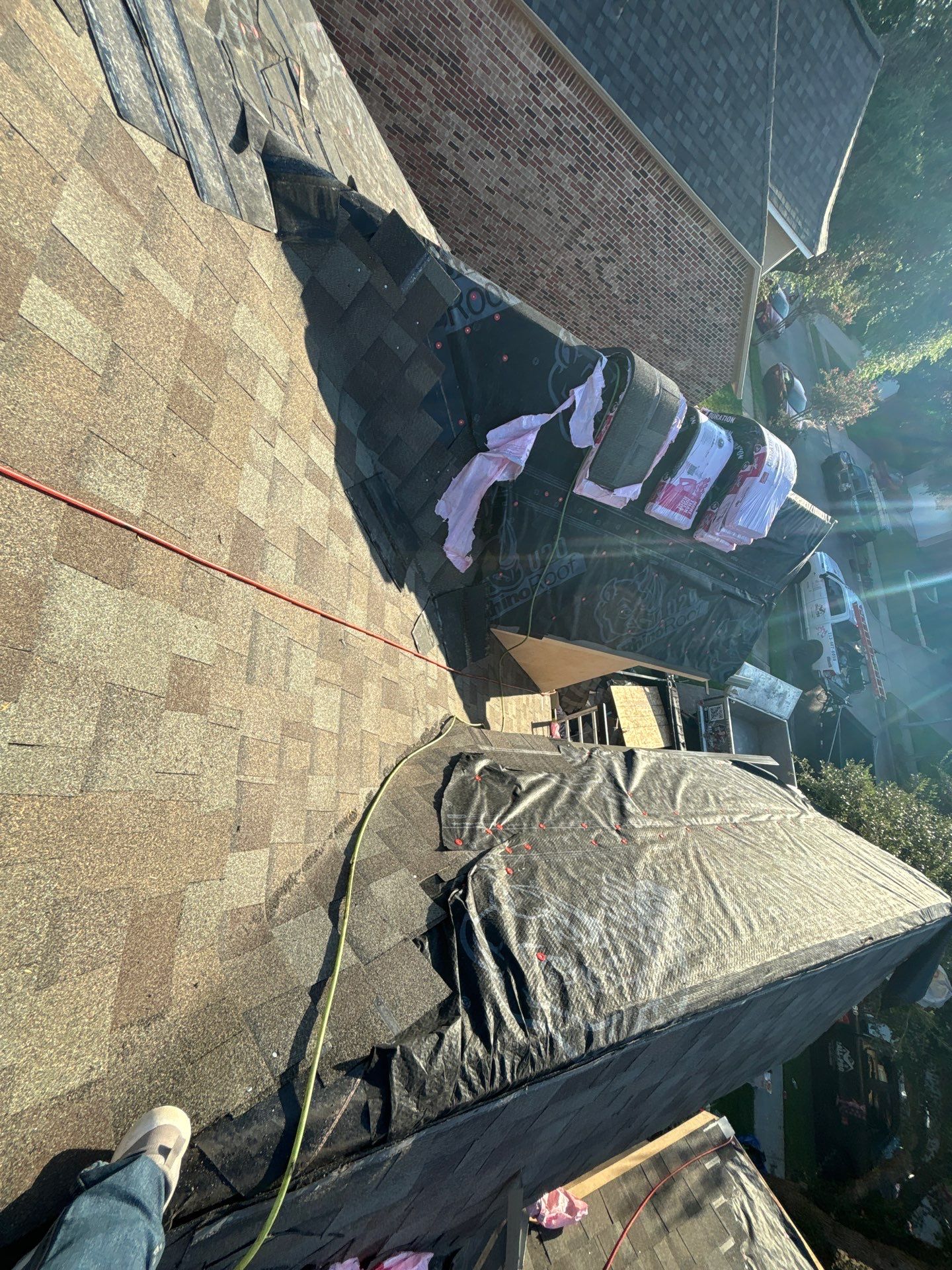 Residential Roofing Installation using Owen's Corning Duration (Lifetime) Shingles by Roof Repair Company