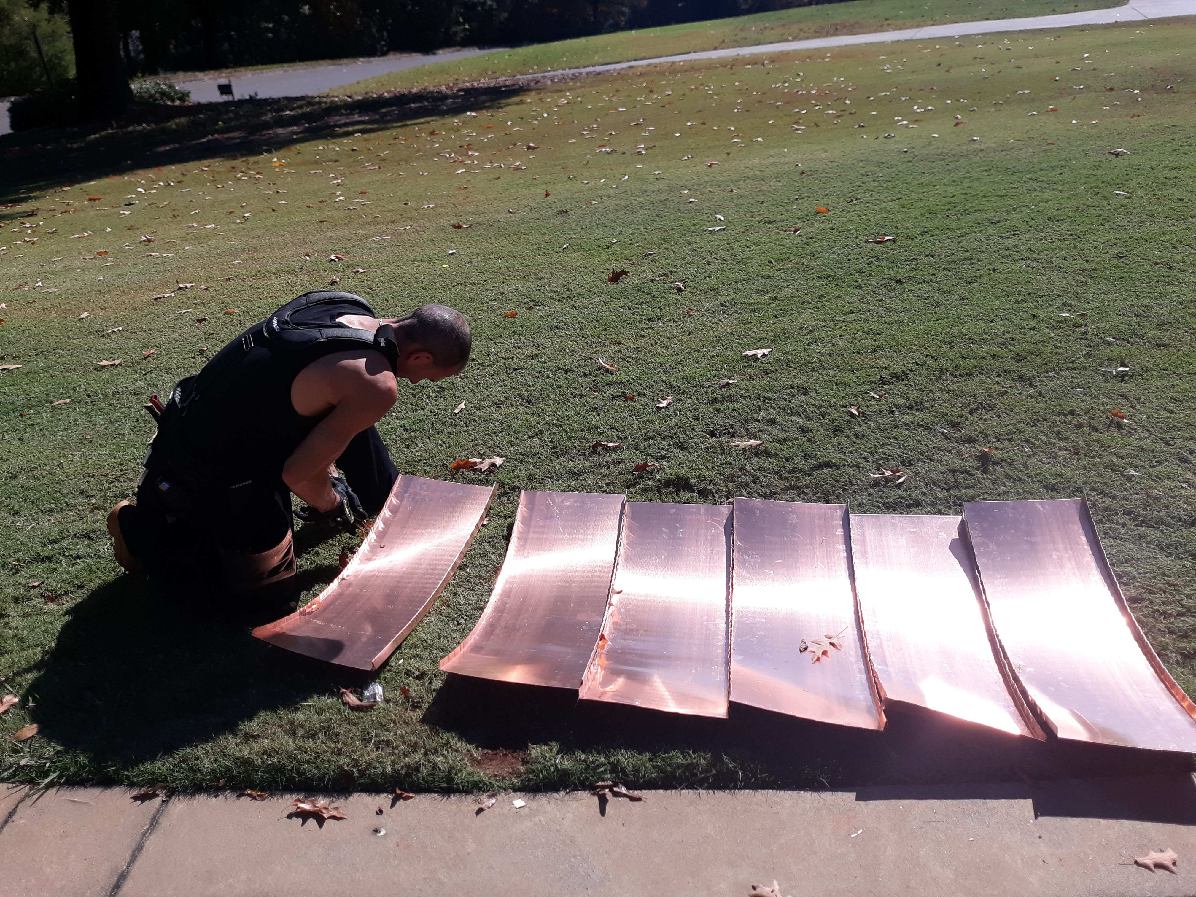Residential Designer Roofing Installation with custom accent Copper Valleys. Calhoun GA by Georgia Roof Advisors
