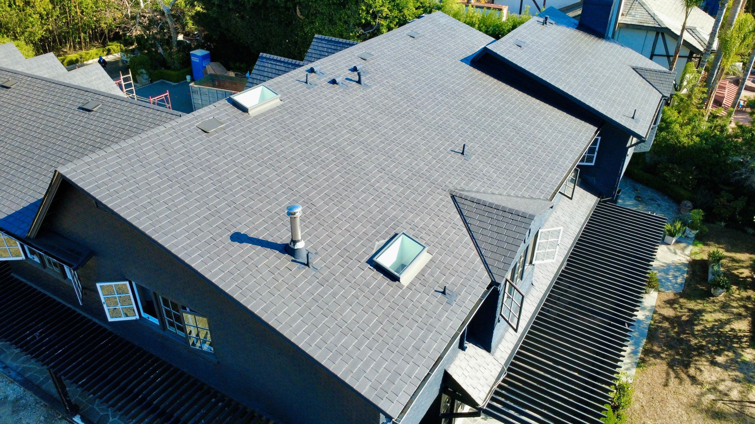 Synthetic Slate Tile Project in Brentwood by Hull Brothers Roofing