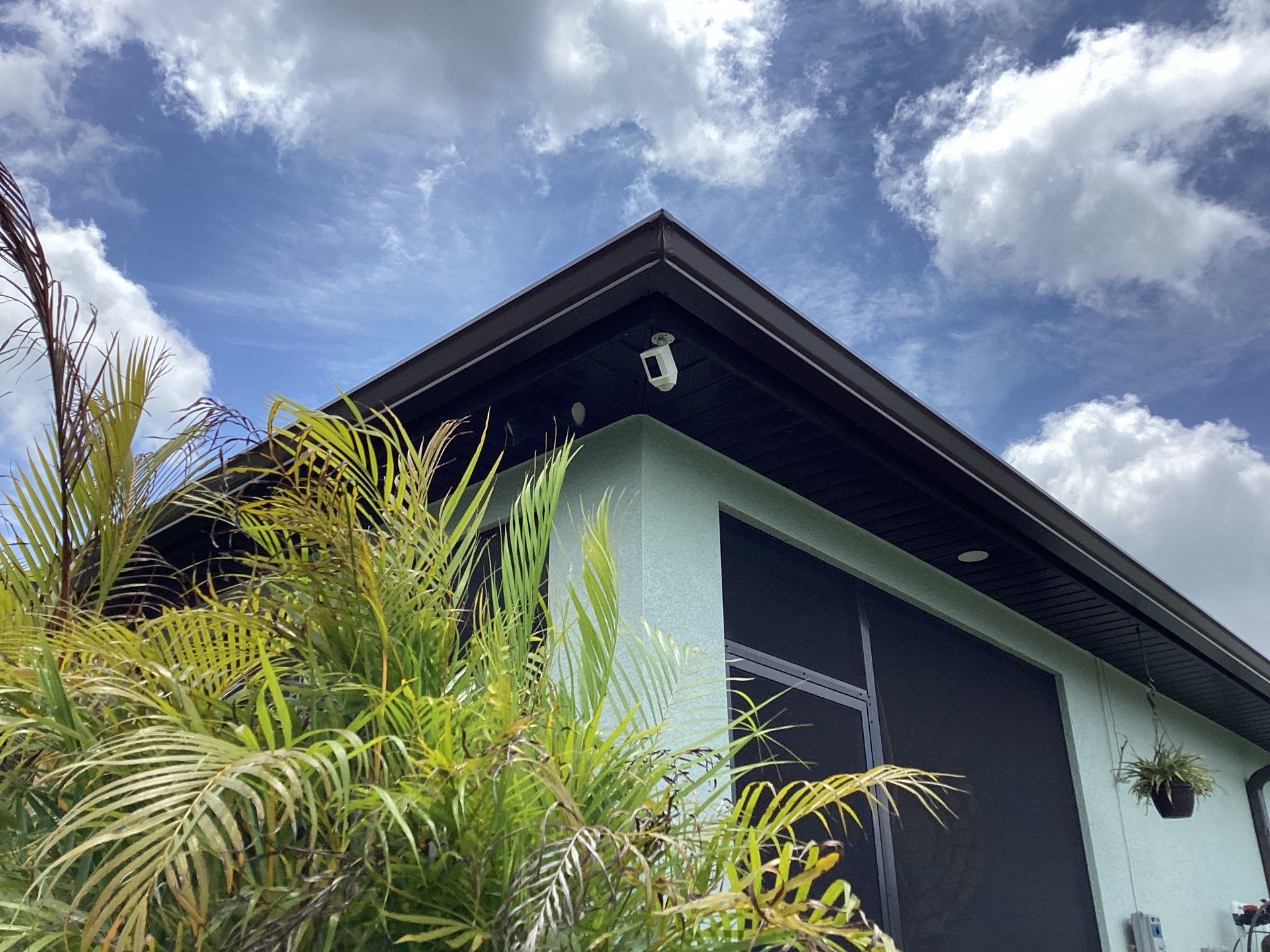 Musket Brown and New Downspouts in Lehigh Acres, FL  by Gutter Professors
