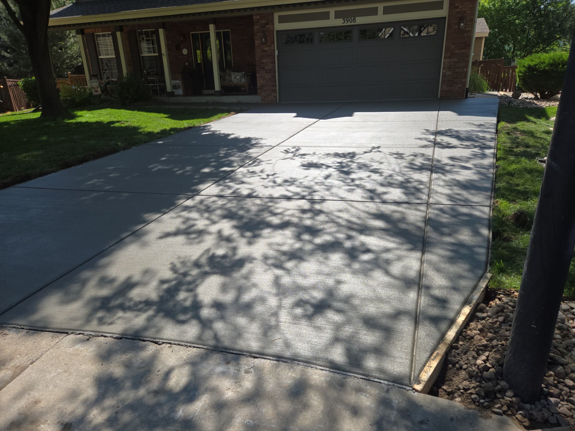 Driveway in Fort Collins by  Center Line Concrete