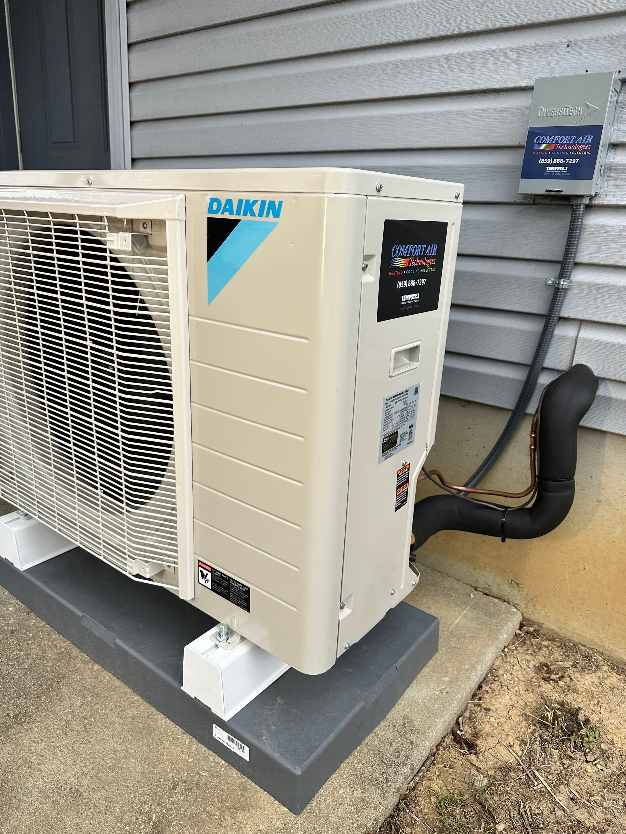 Heat Pump & Air Handler Installation using Daikin Fit by Comfort Air Technologies