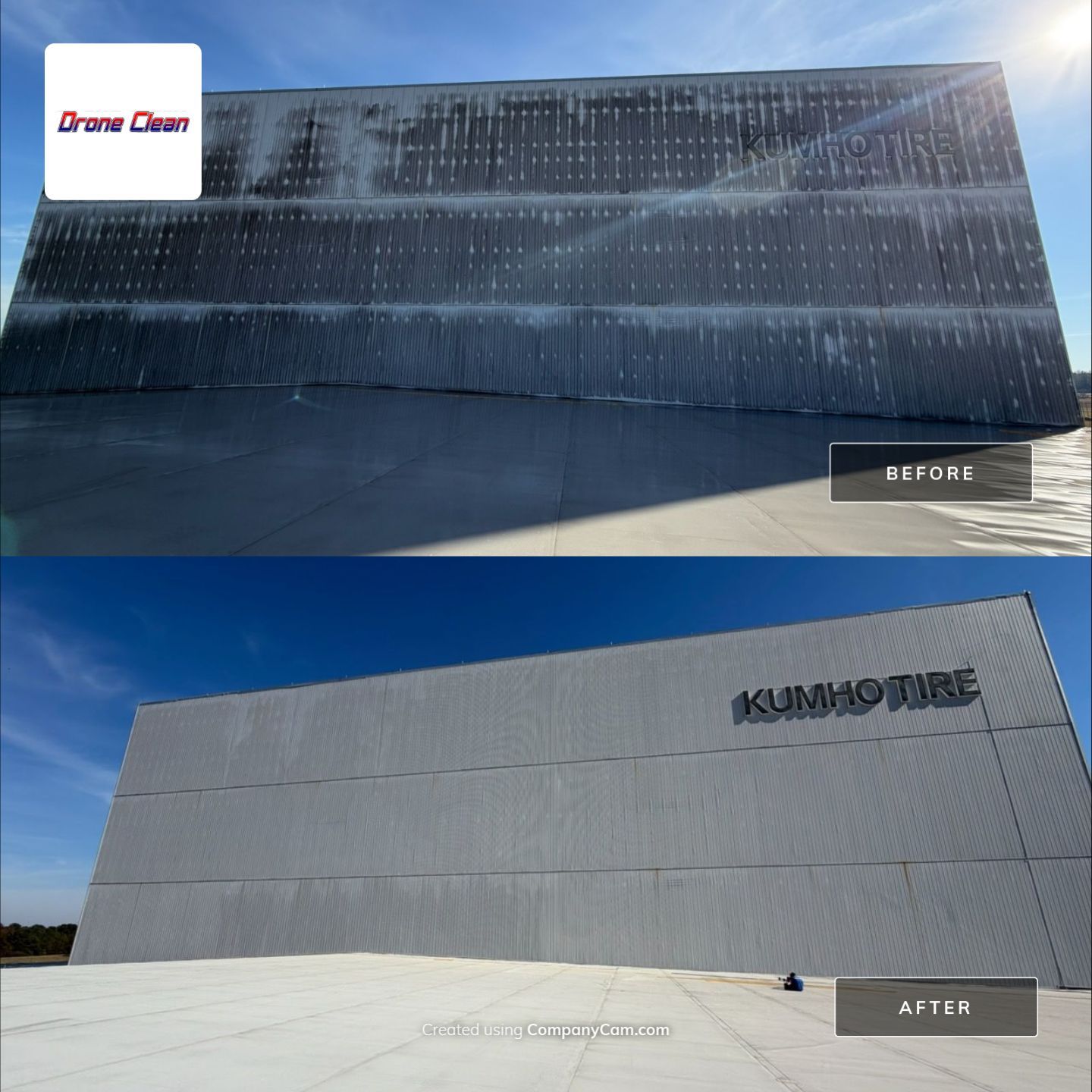 Project in Macon, GA by Drone Clean