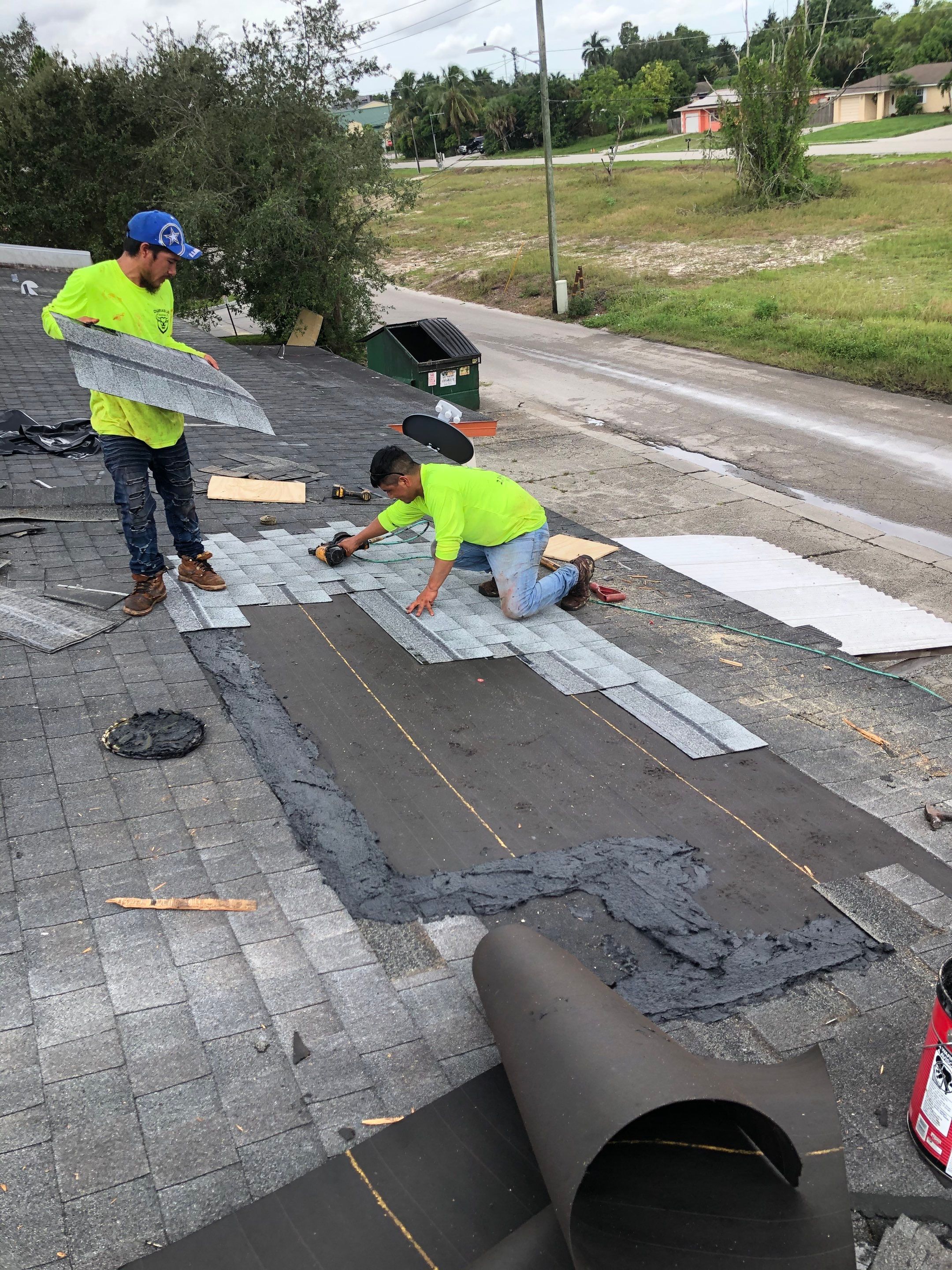 Shingle Repair by Durabilis Roofing INC