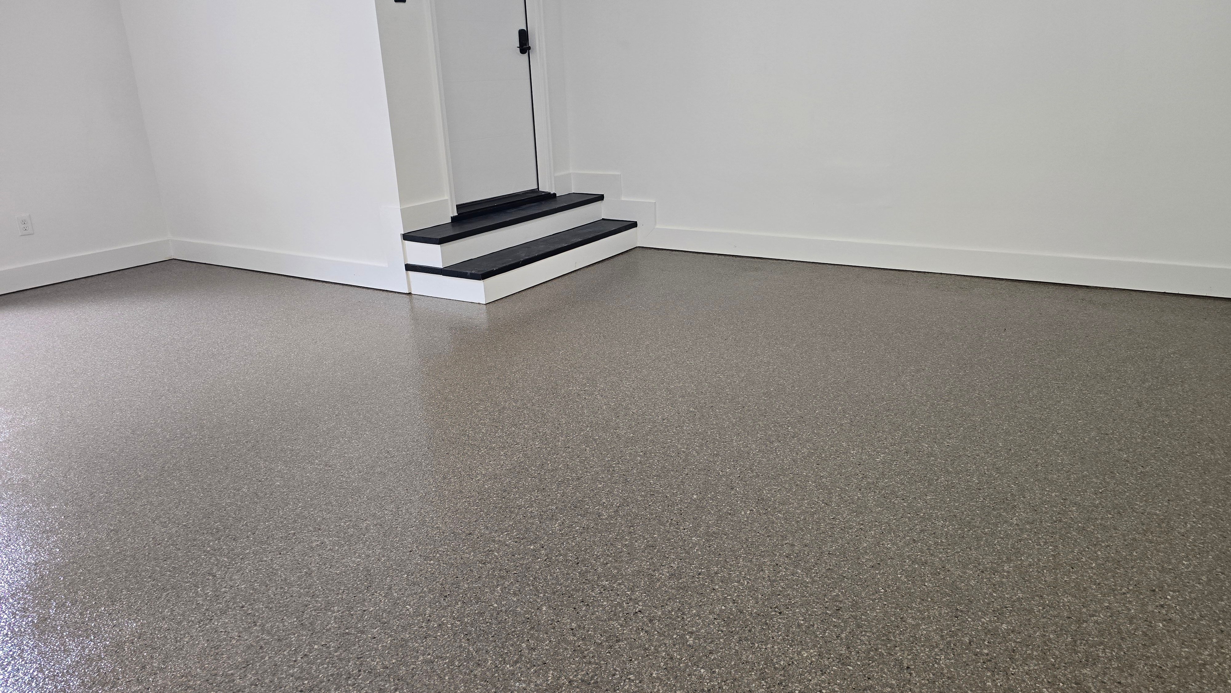 Two Garages Completed Using Obsidian by Elite Floor Solutions
