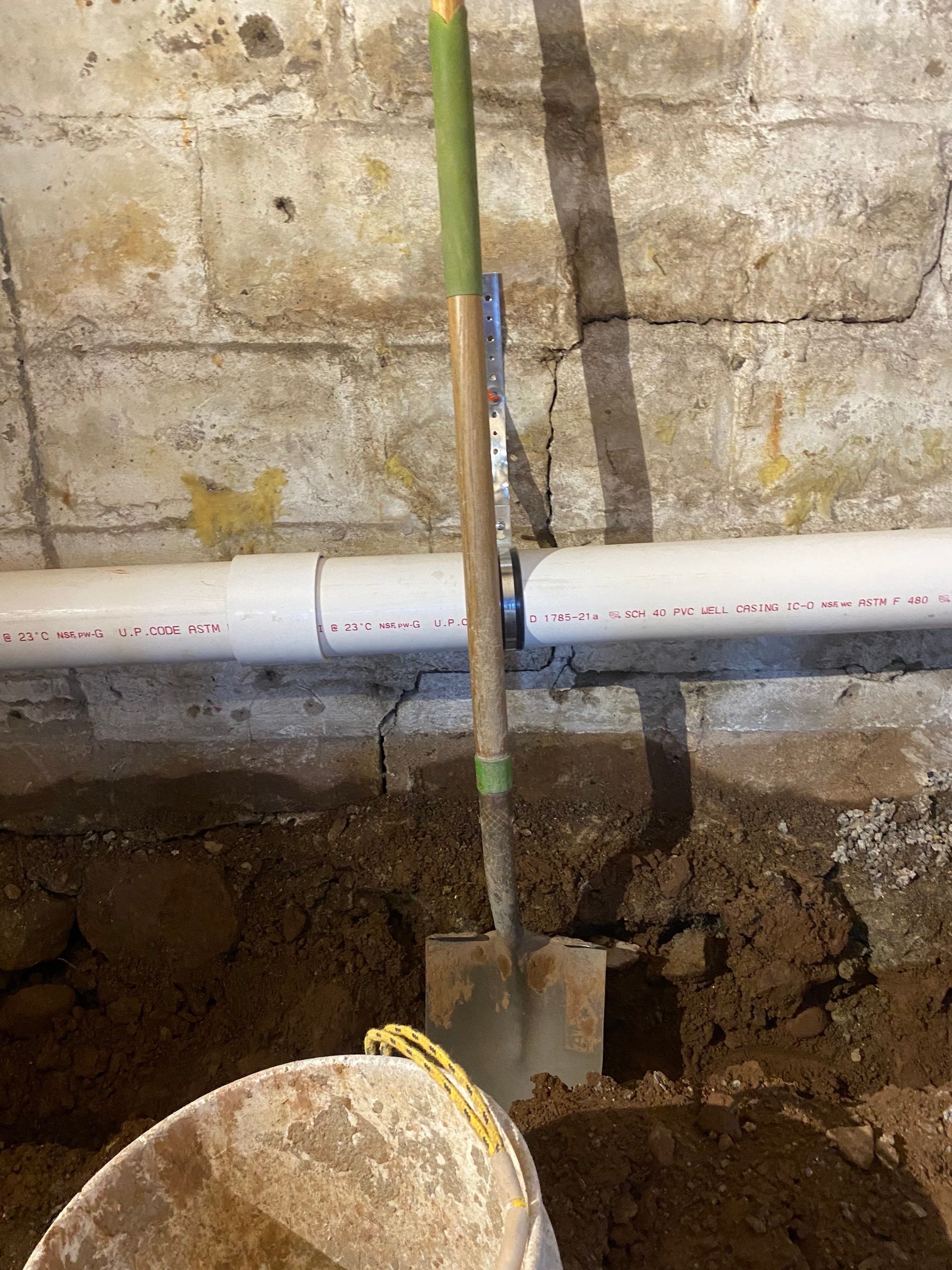 Interior French Drain, Lally Column Replacement & Concrete Floor Replacement in South Orange, NJ by Pure Service Pro, LLC