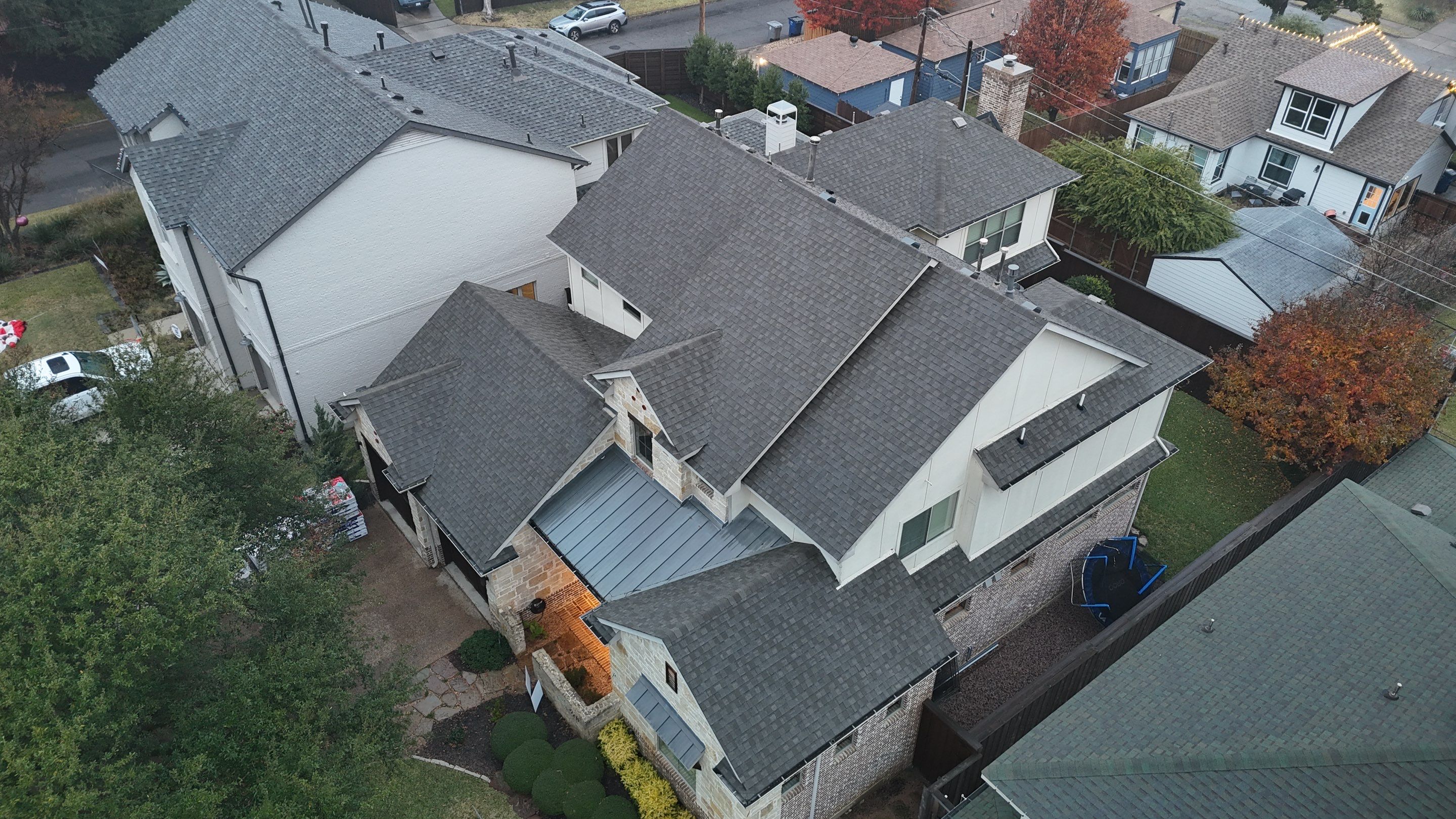 Residential Roof Replacement using GAF HDZ - Weathered Wood by Elite Roofing LLC