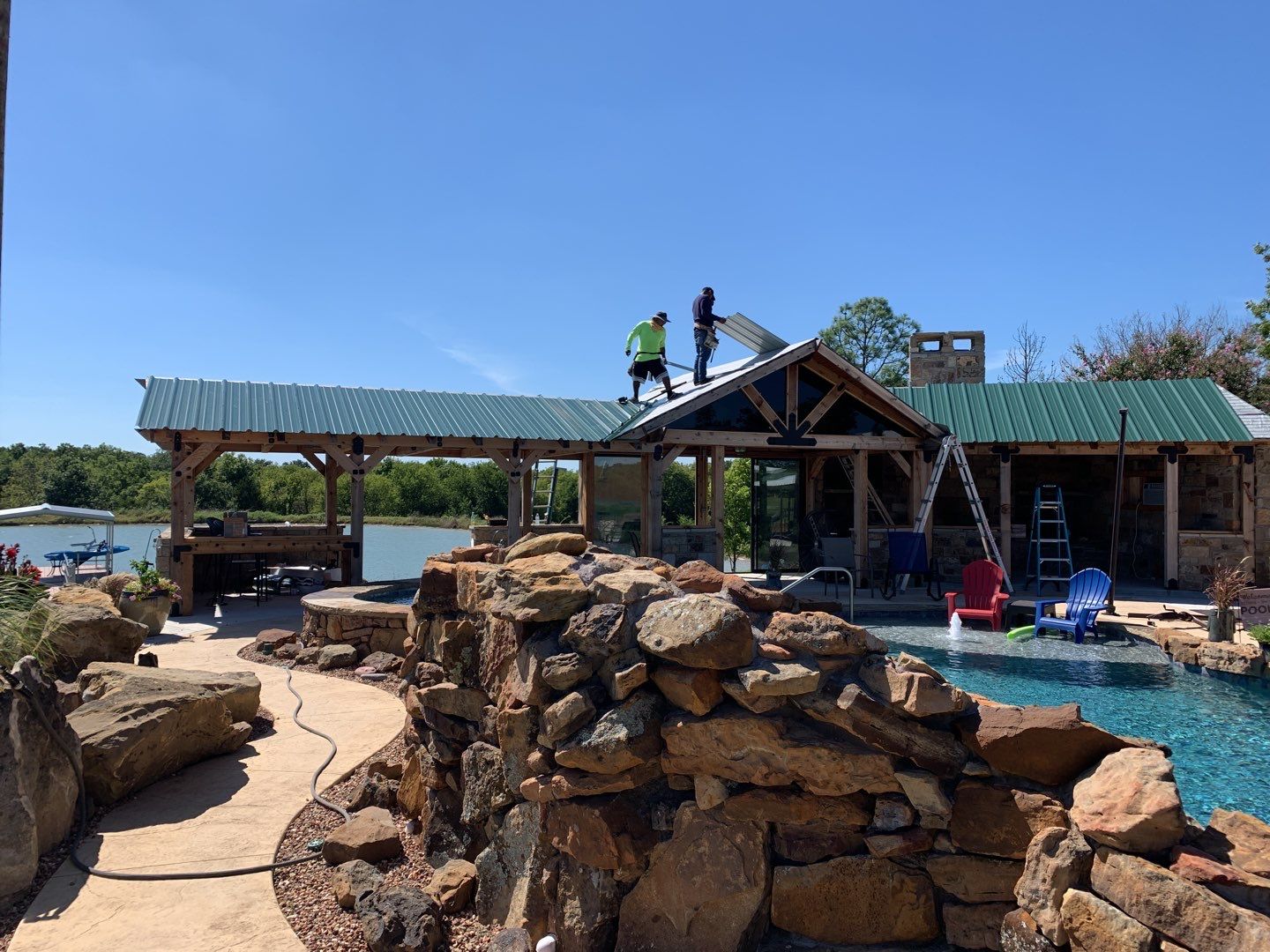 Roofing a Small Paradise by BANA Roofing and Solar Supply