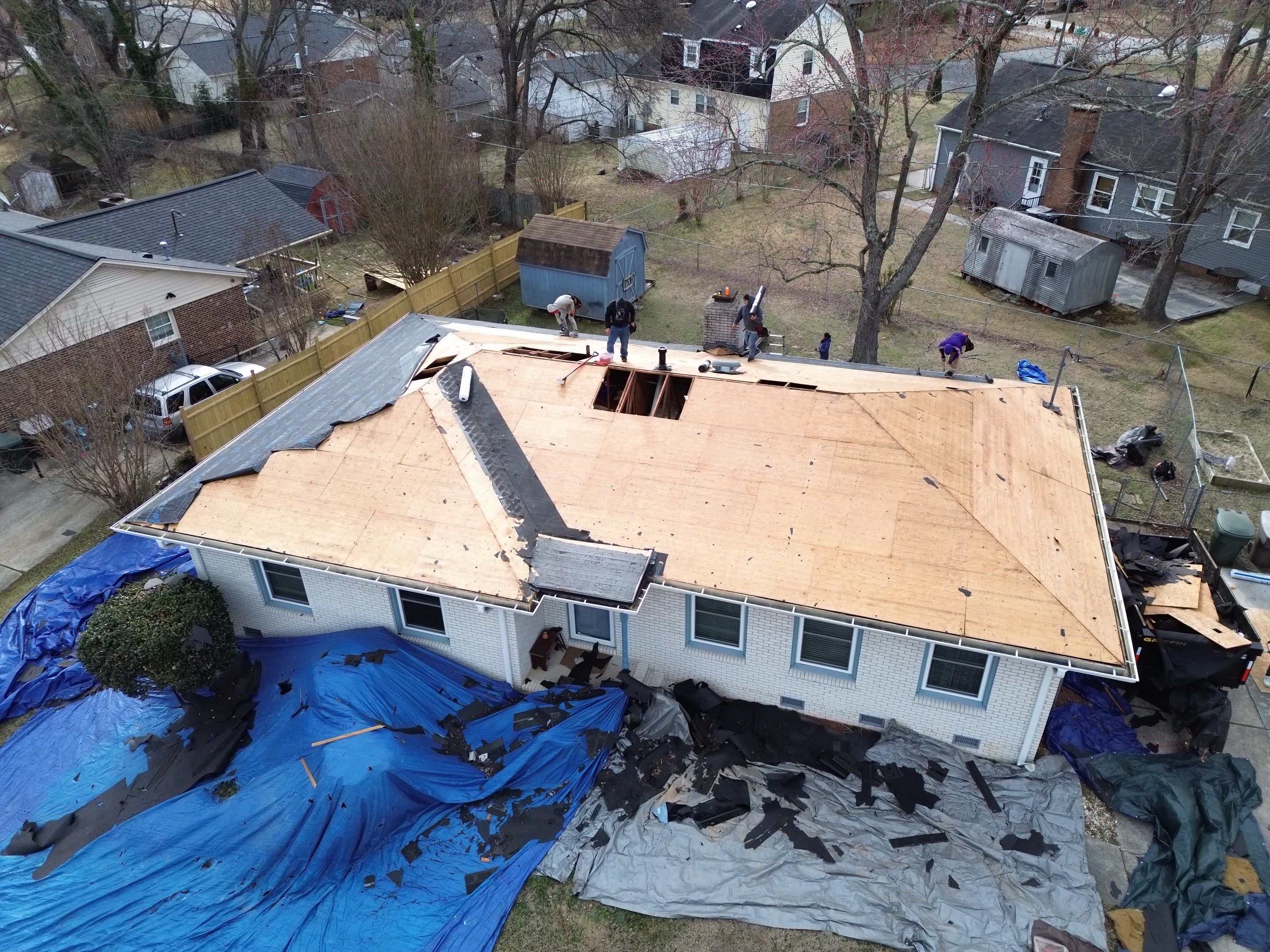 Roof replacement by hail and wind damage by Just Brilliant Restoration JBR