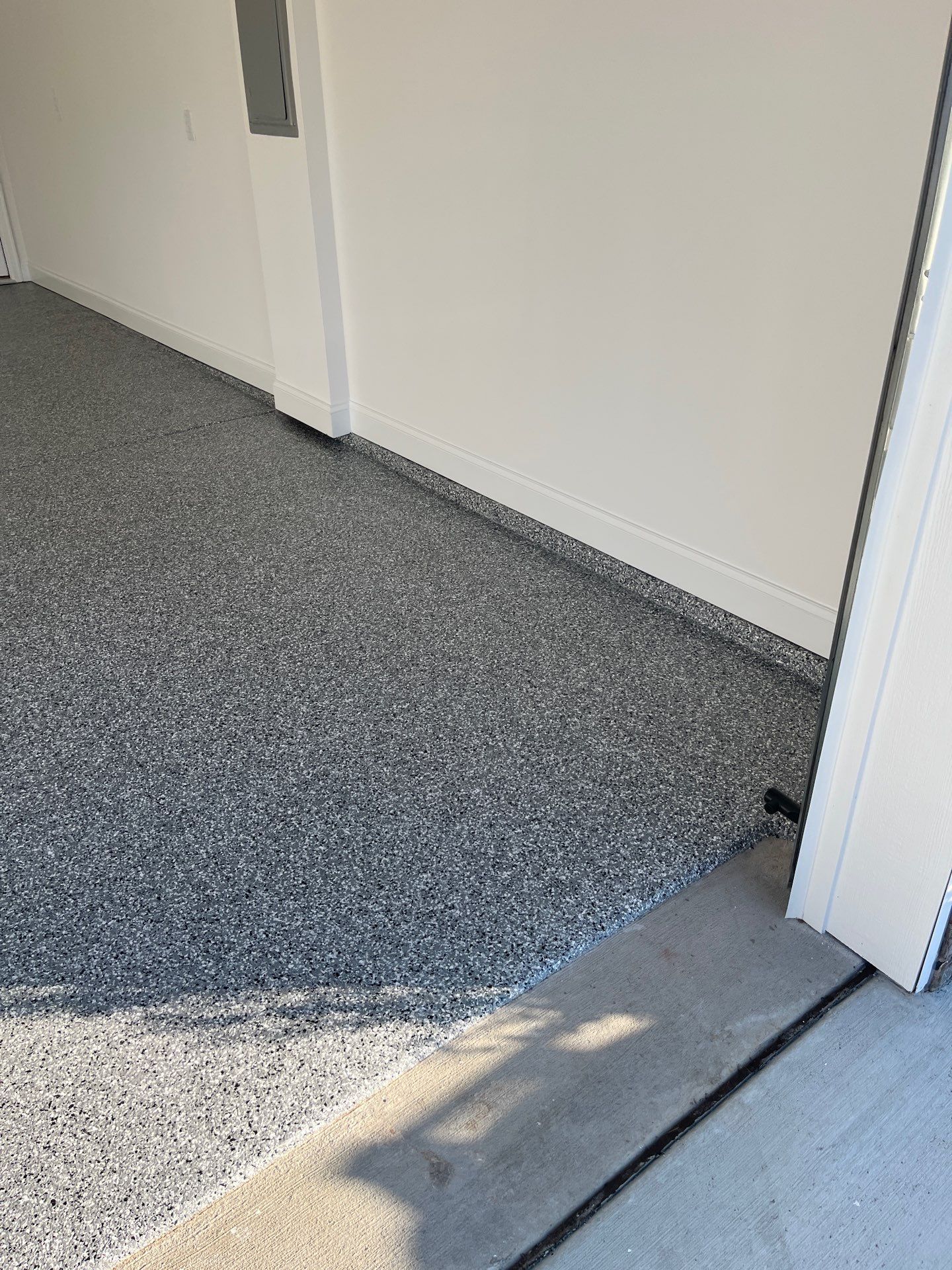 Garage Floor Coating using Wombat by My Garage Floor Guys