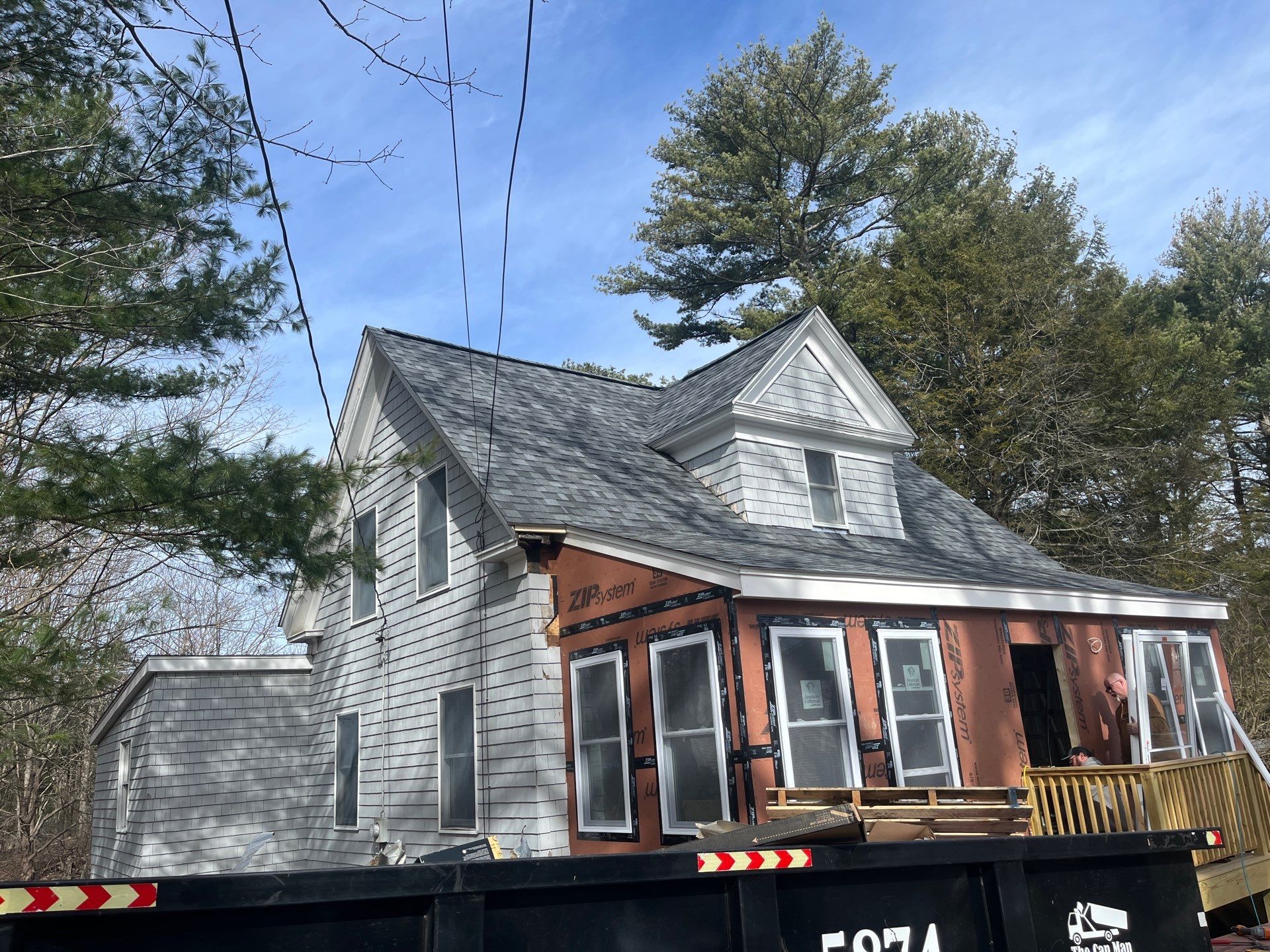 Three Season Build W/New Roof in New Castle, NH by Tall pine roofing