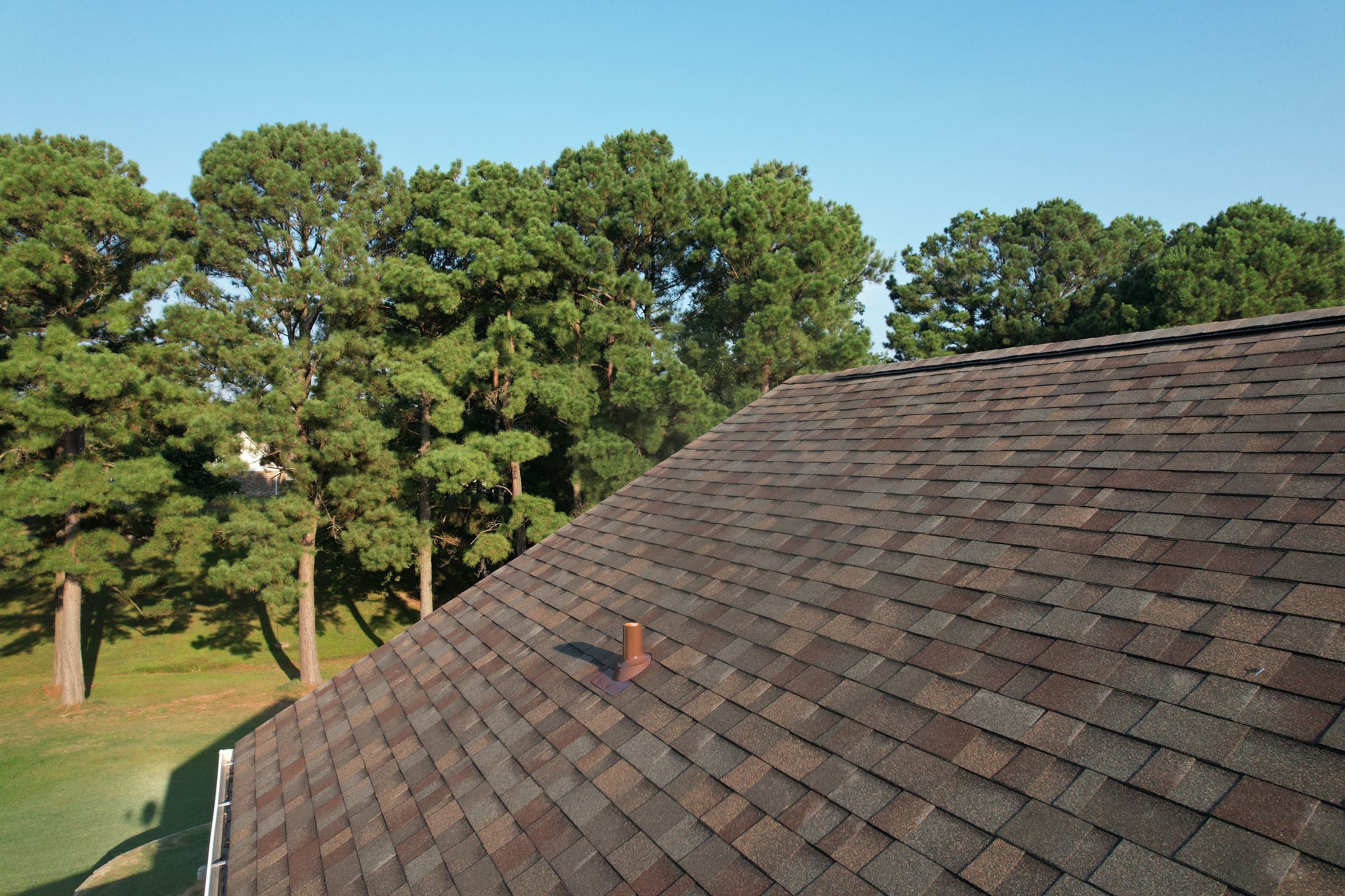 Residential Roofing Repair using Malarkey Highlander: Natural Wood by Hostetler Roofing
