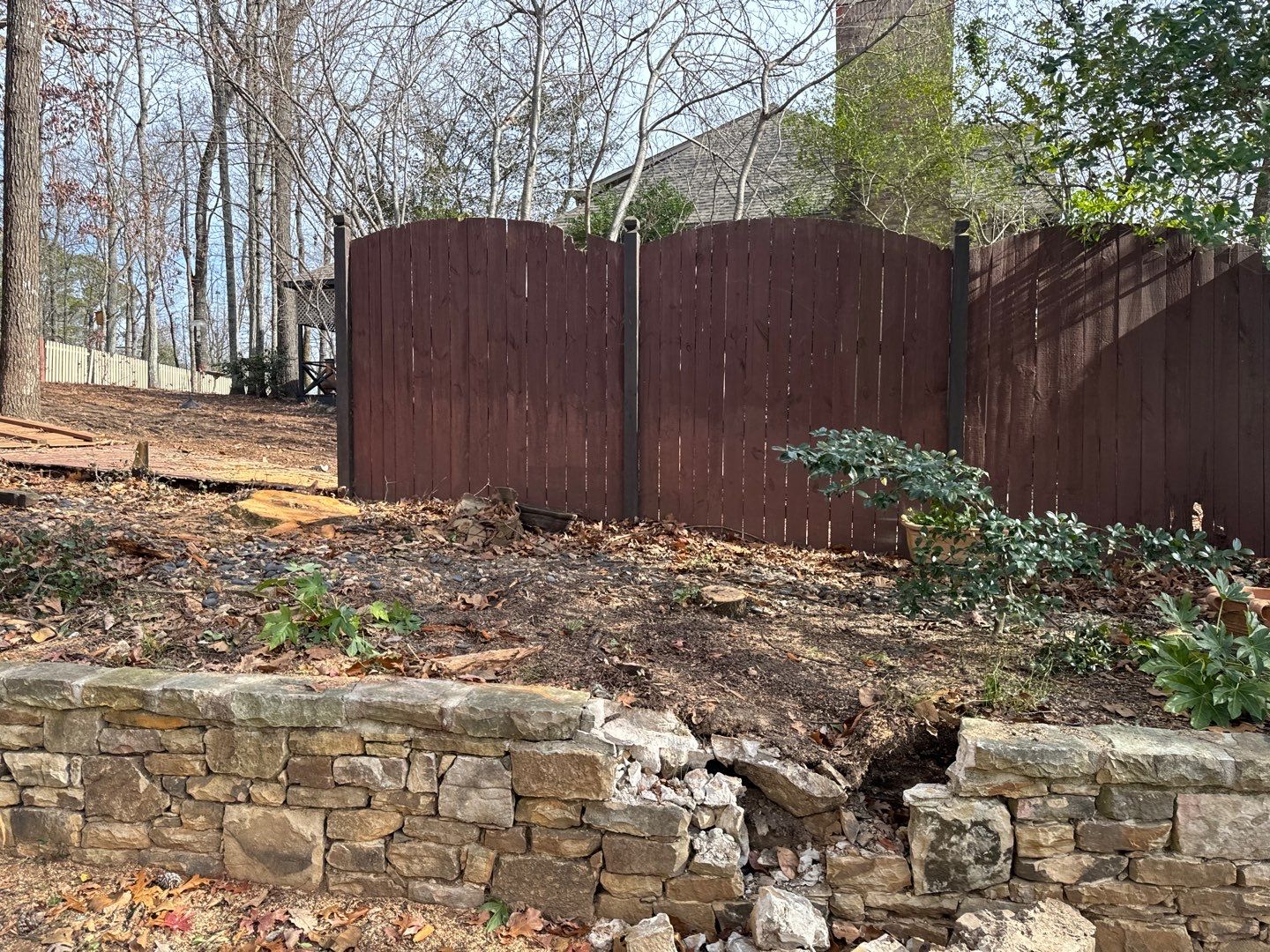 Wendover Drive - Fence by Pillar and Pine