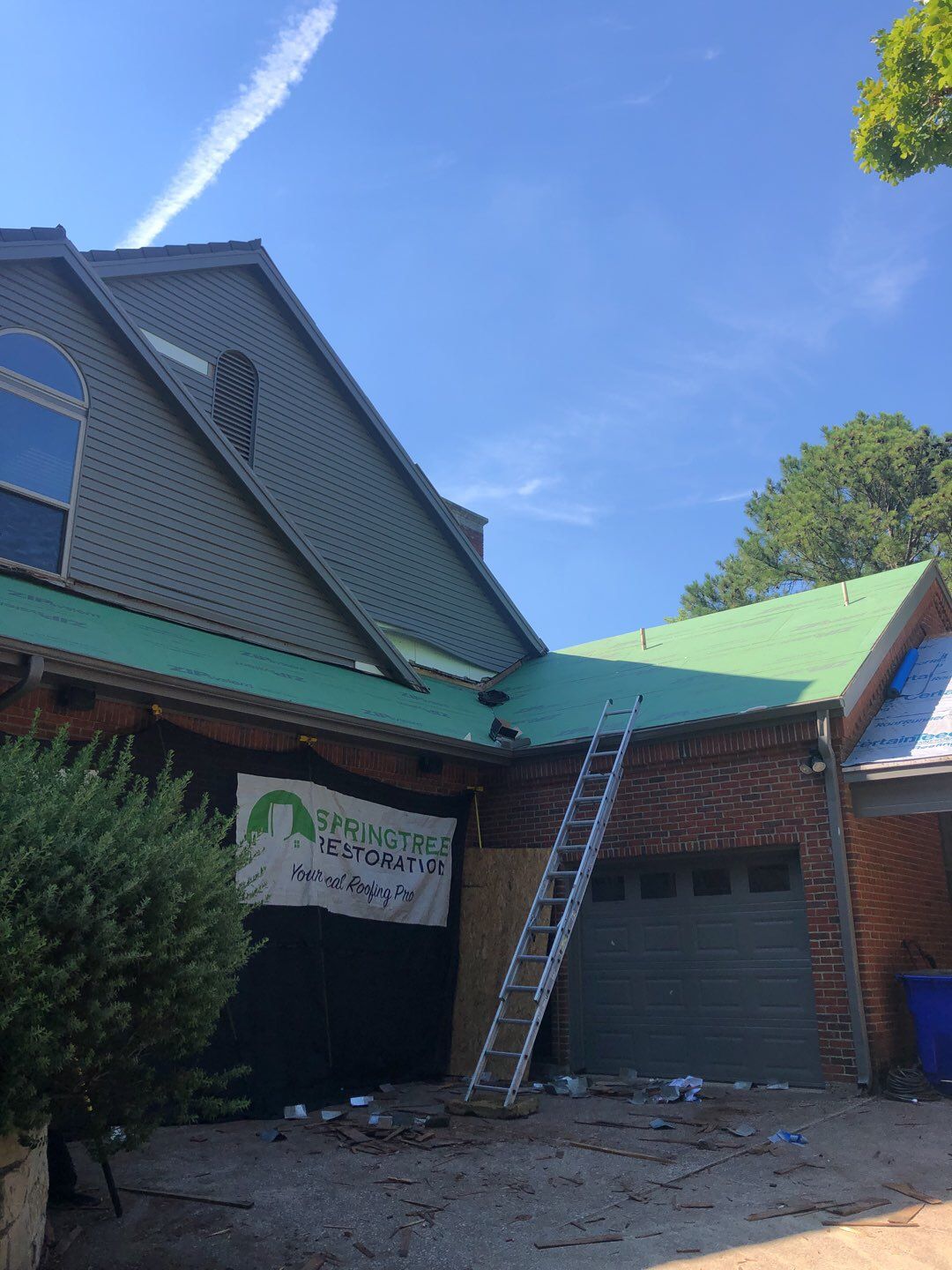 Designer Residential Roof with Zip System by Springtree Restoration