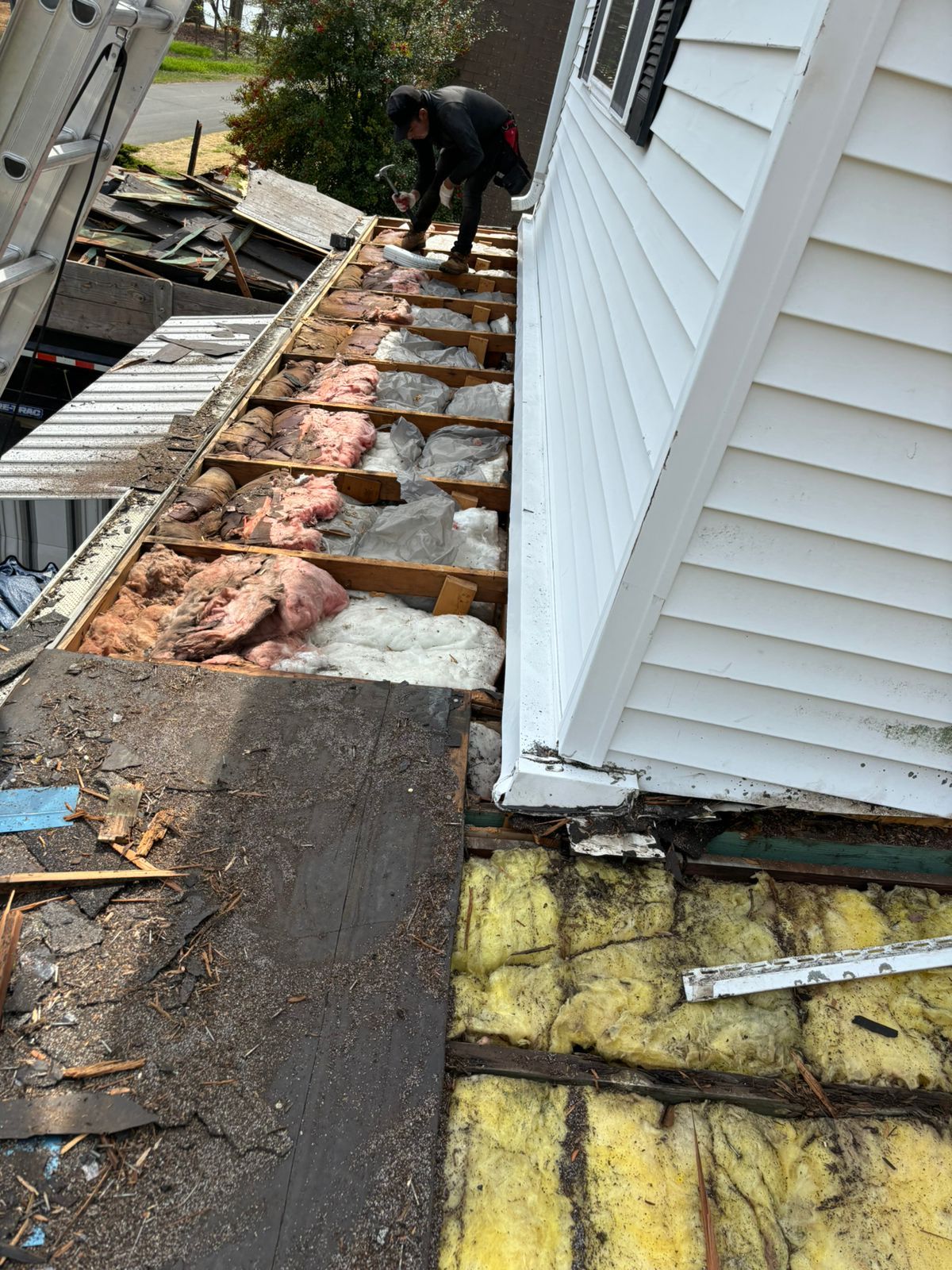 Roof Installation using GAF Timberline HDZ by ExteriorPros