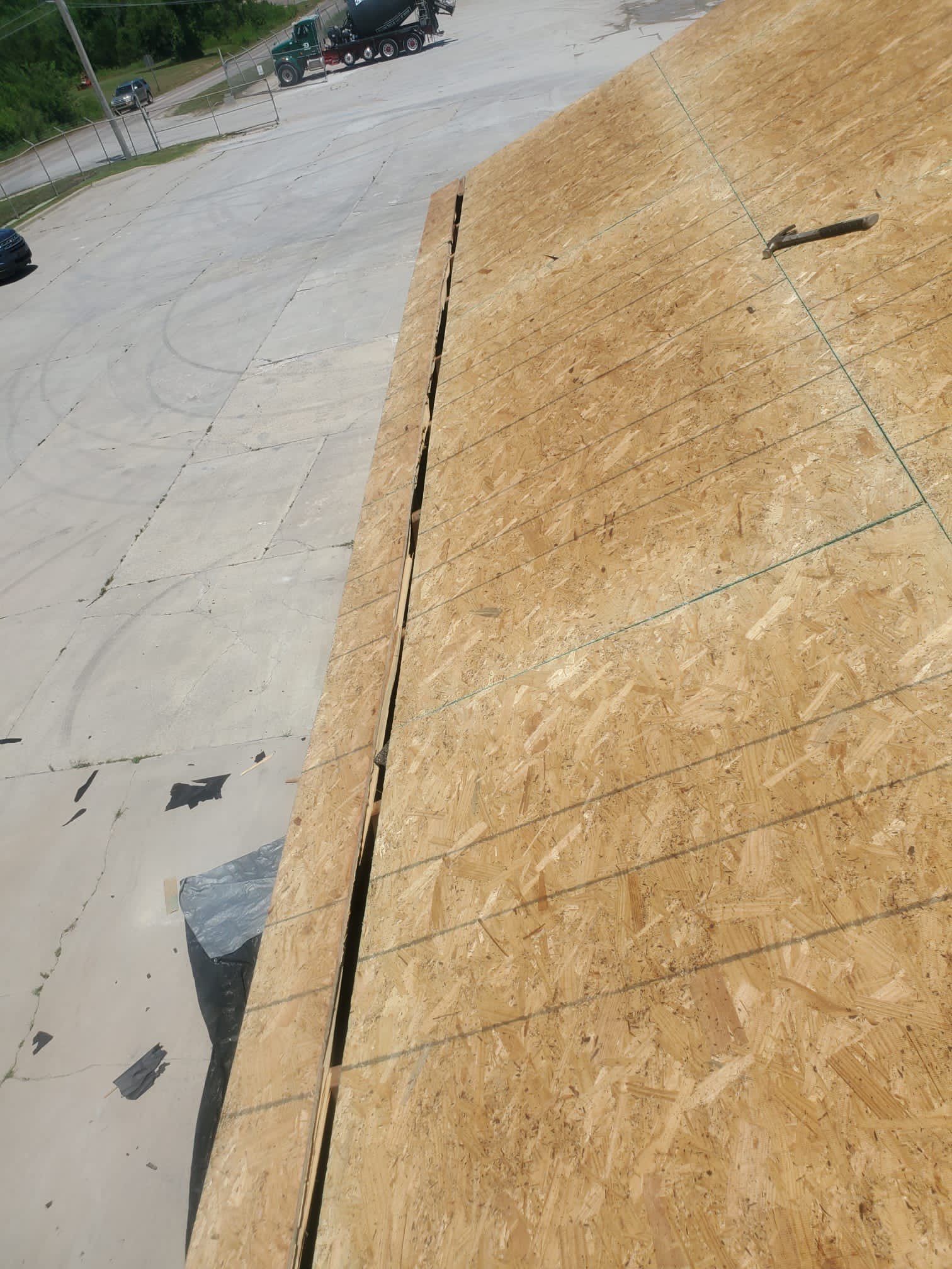 Reroof using GAF HDZ Weathered Wood by Castillo Roofing