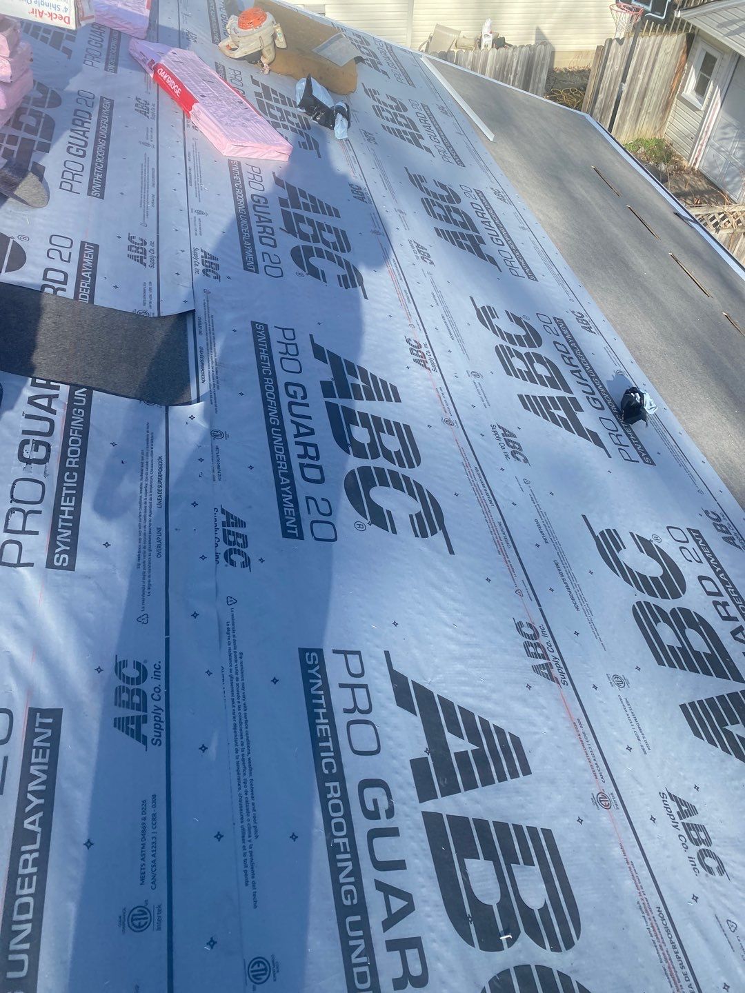 Residential Roofing Installation using Owens Corning Oakridge, Desert Tan by Absolute Roofing and Construction