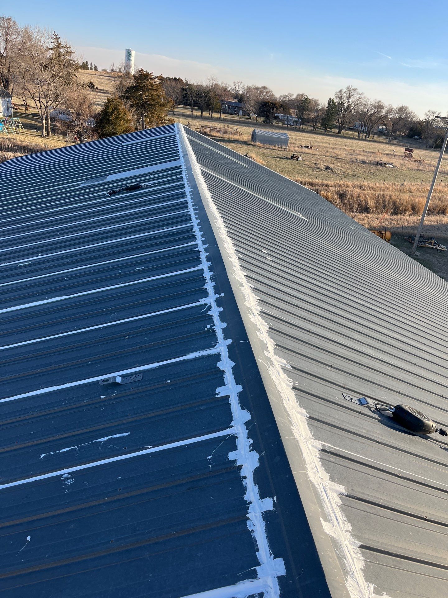 Metal Roof Restoration - Long Pine, NE by Tillotson Enterprises