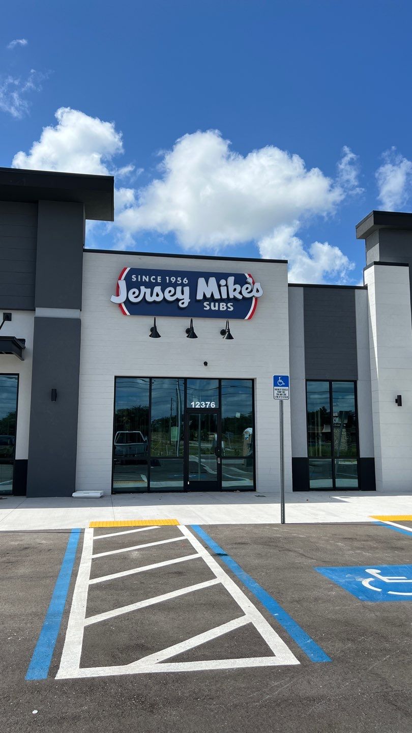 Channel Letters on Backer for Jersey Mikes by SignCrafters