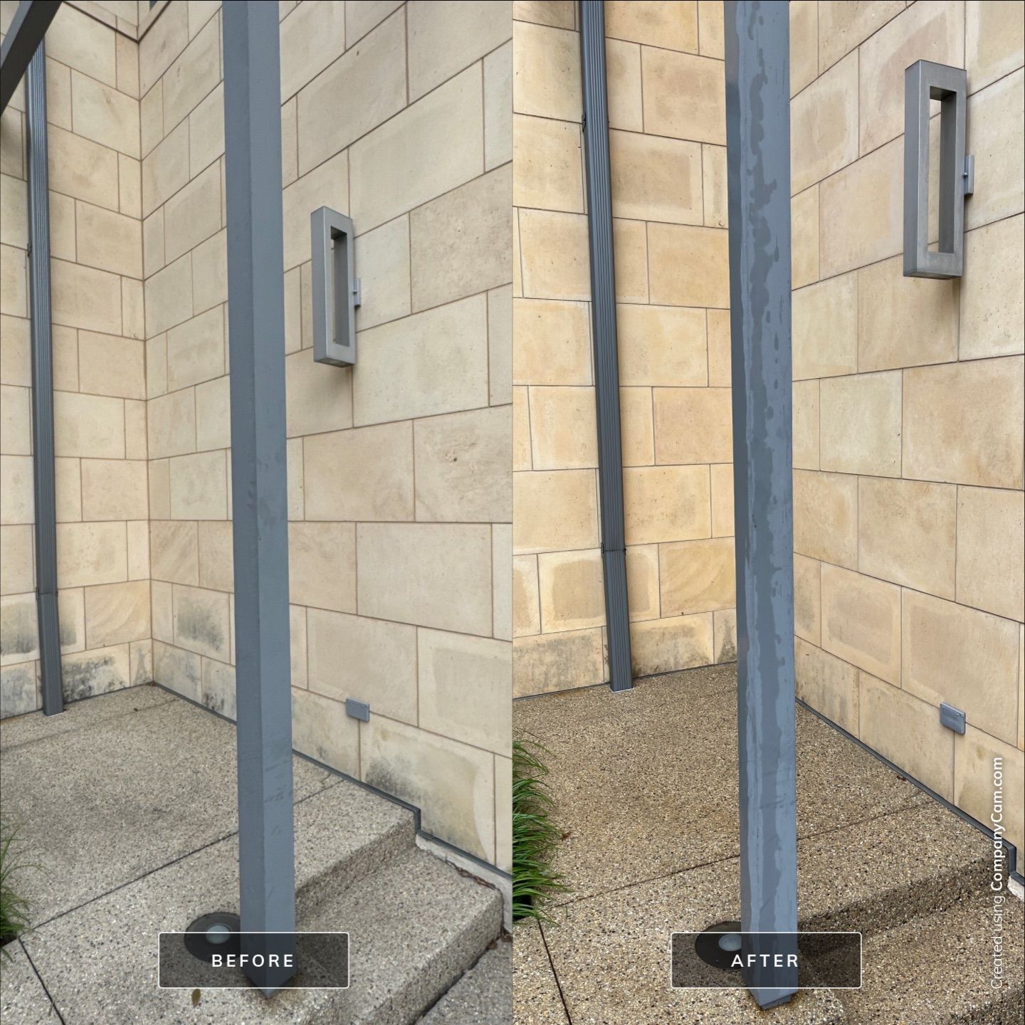 Project in Winnetka by Simmons Power & Soft Washing