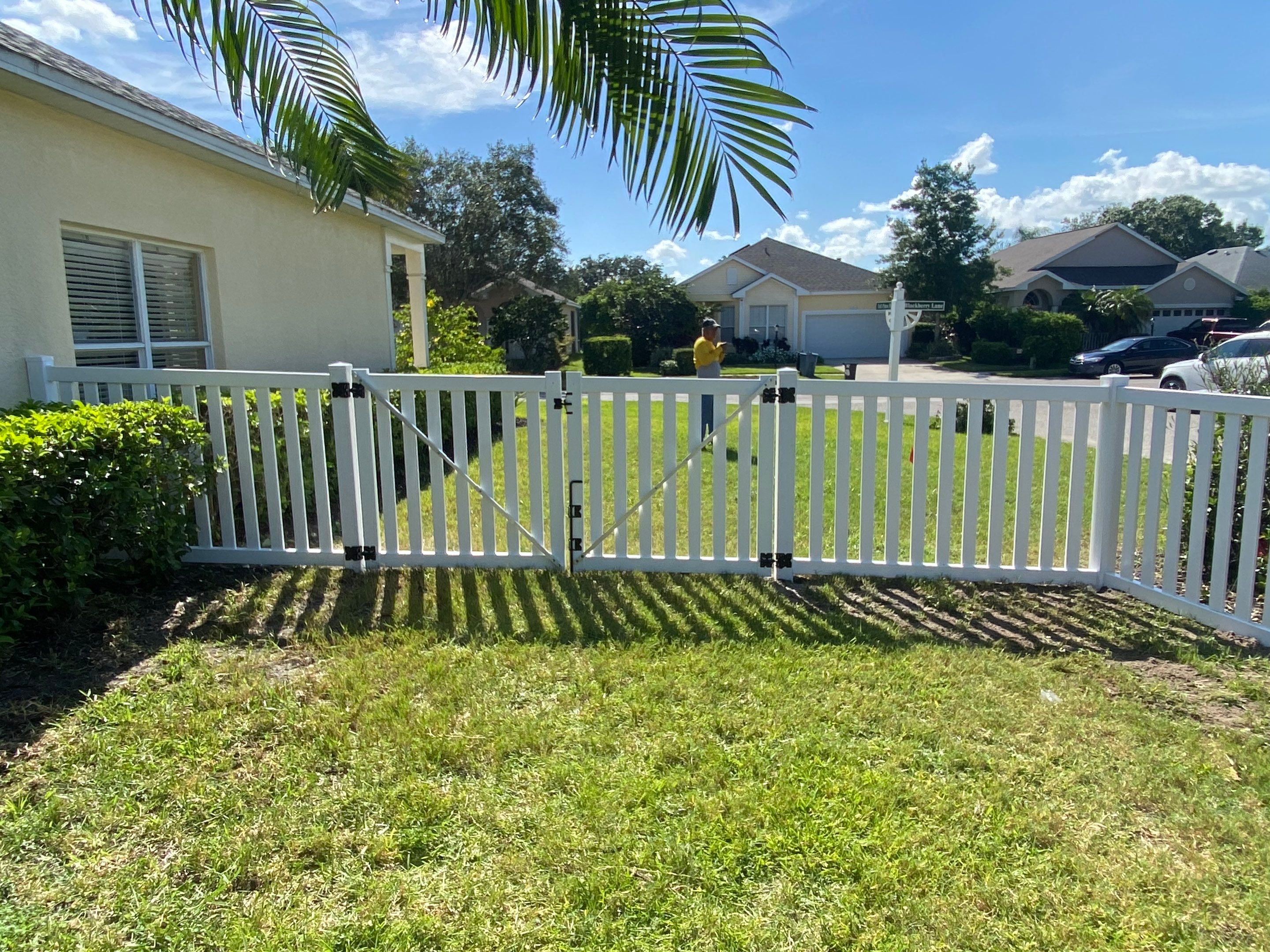 Vinyl Picket Fence Installation using Vinyl Picket Fence by Asap fence and gates, LLC