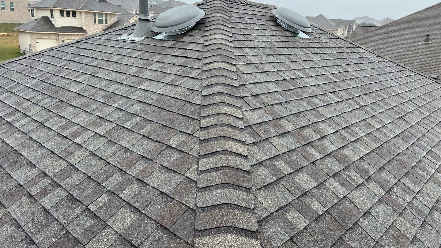 Hail claim roof replacement by Oakwood Roofing and Construction, LLC