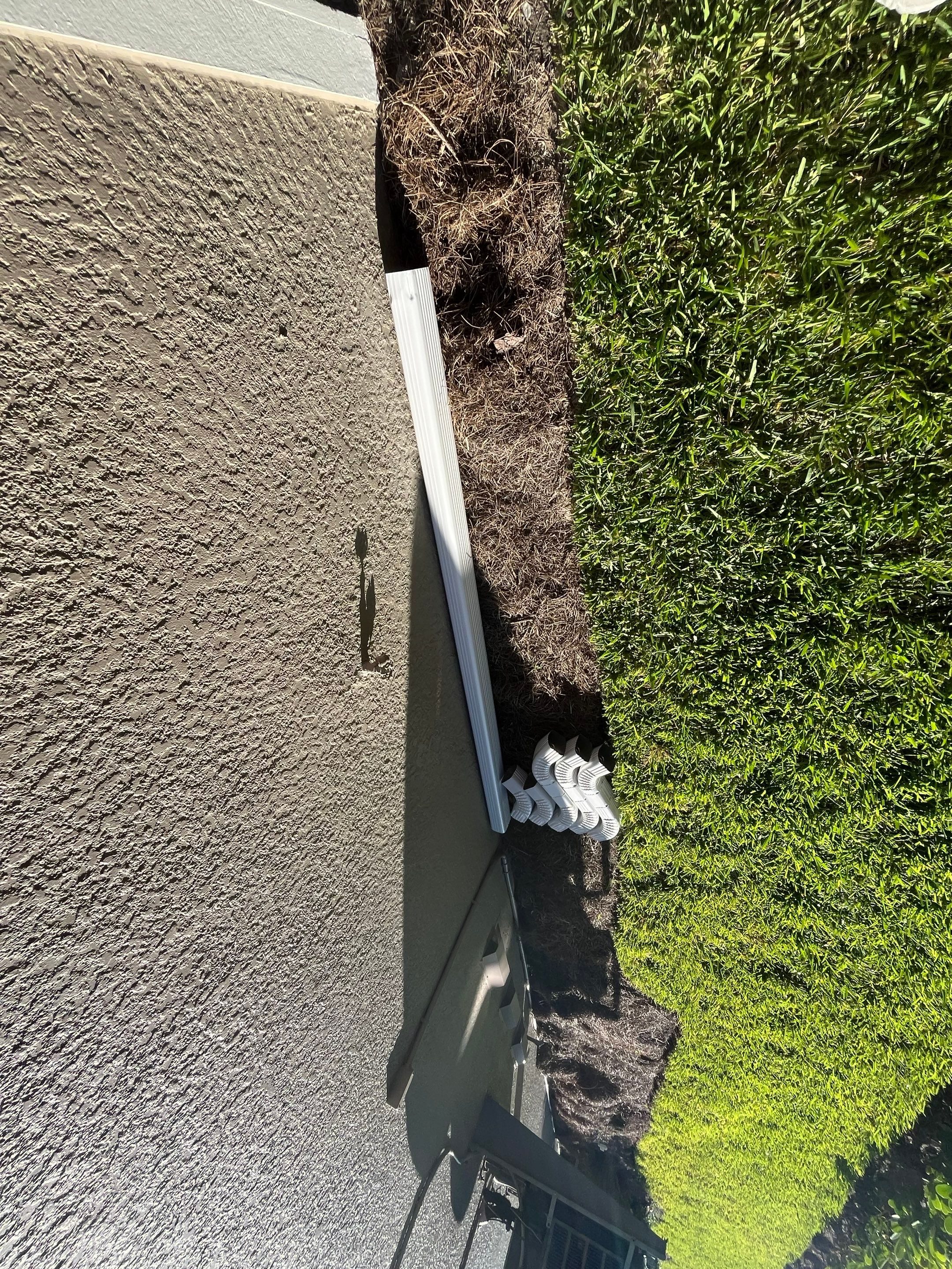 Bronze Downspouts & 7-Inch K-style Seamless Gutter Installation in Fort Myers FL by Gutter Professors