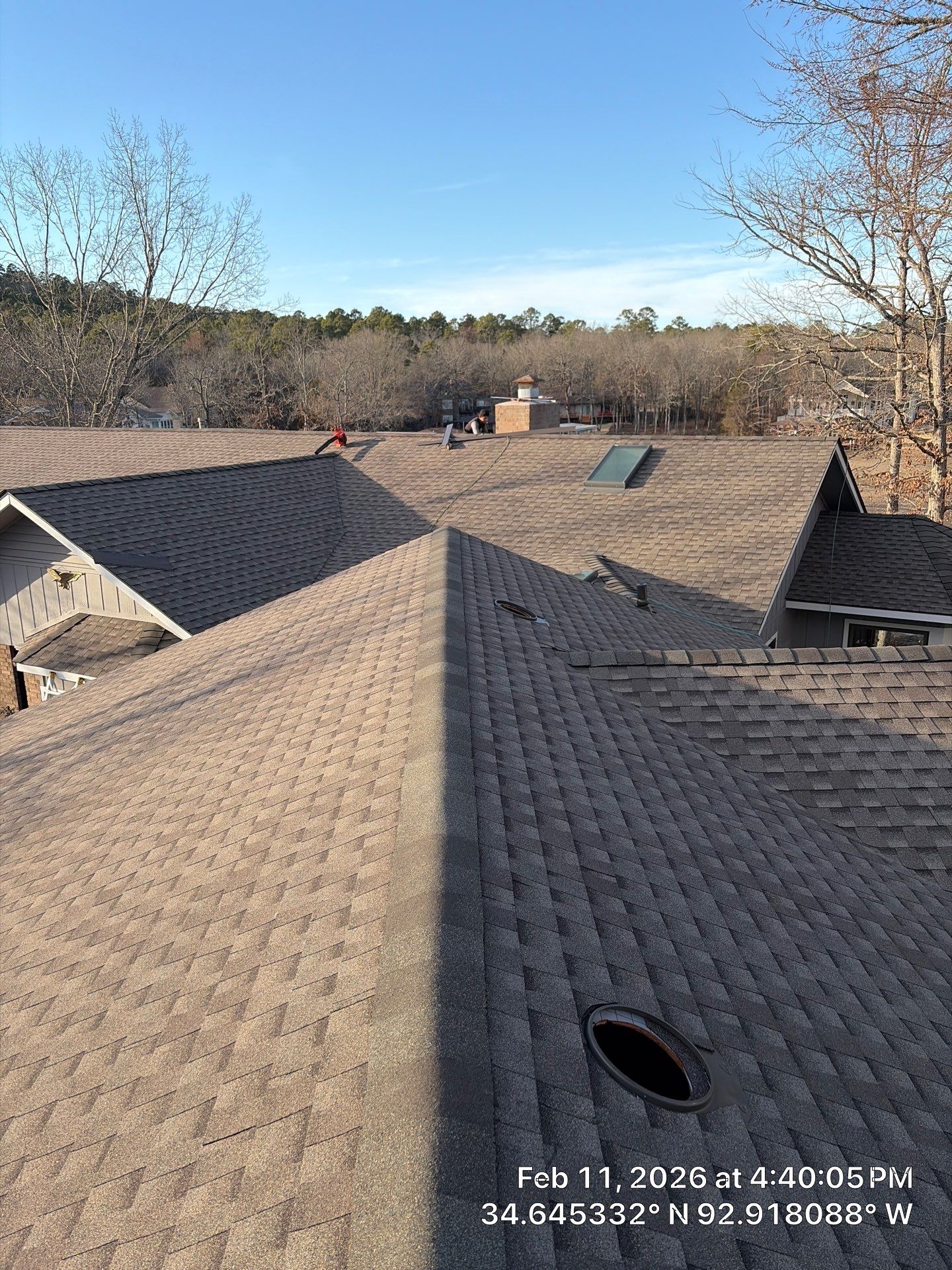 GAF Timberline HDZ Shingle Roof Installation in Hot Springs Village by Temple Roofing and Exteriors