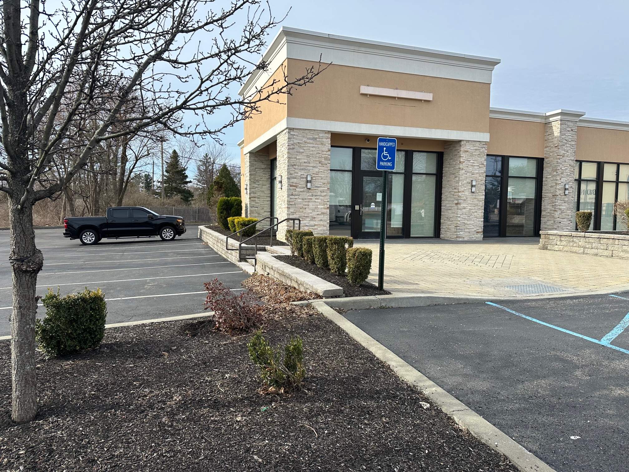 Dialysis Clinic Signage and Parking Lot Improvements in Albany by FASTSIGNS of Saratoga Springs