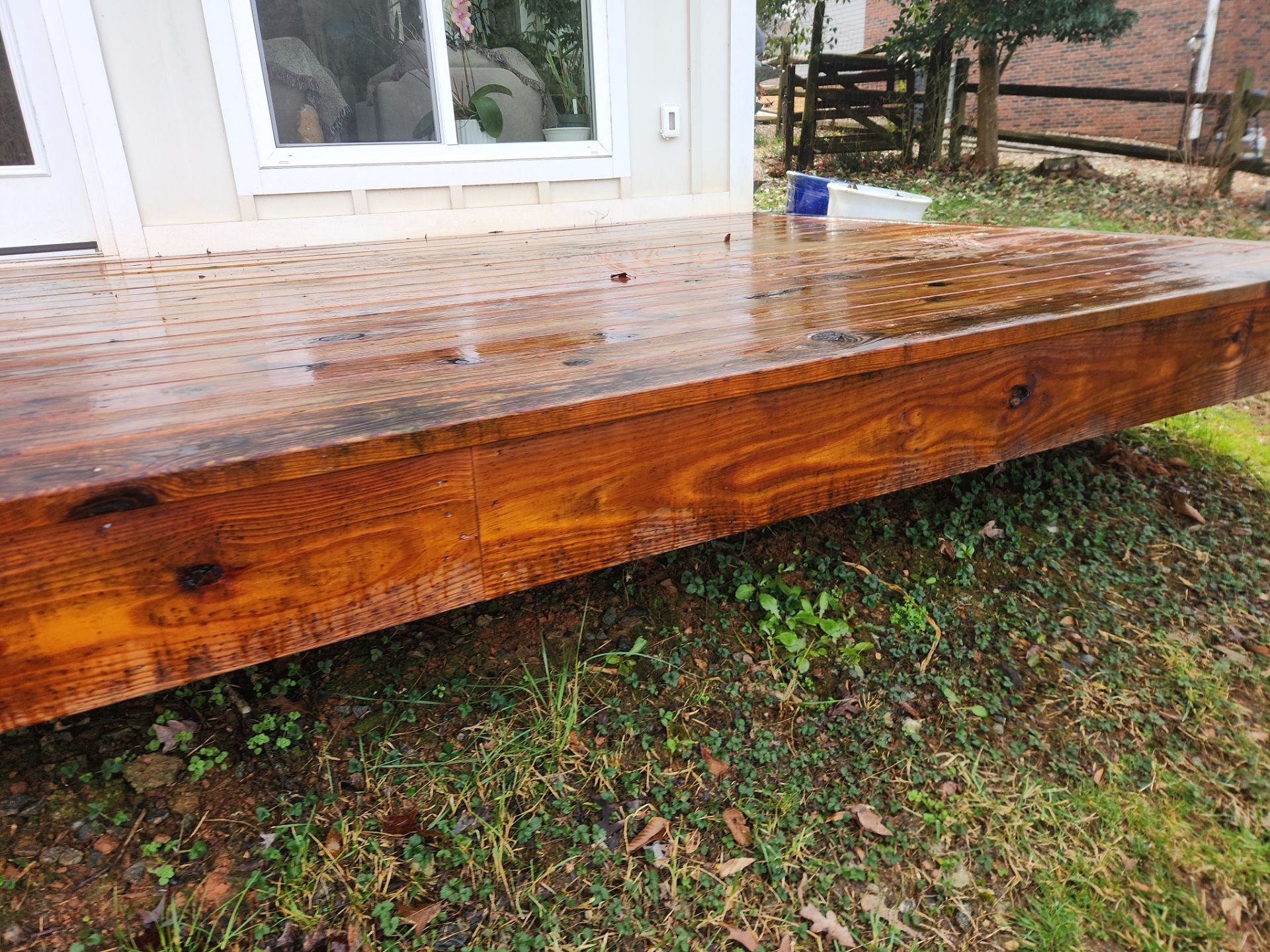 Weathered Deck using Wood Sealant by DuraSeal