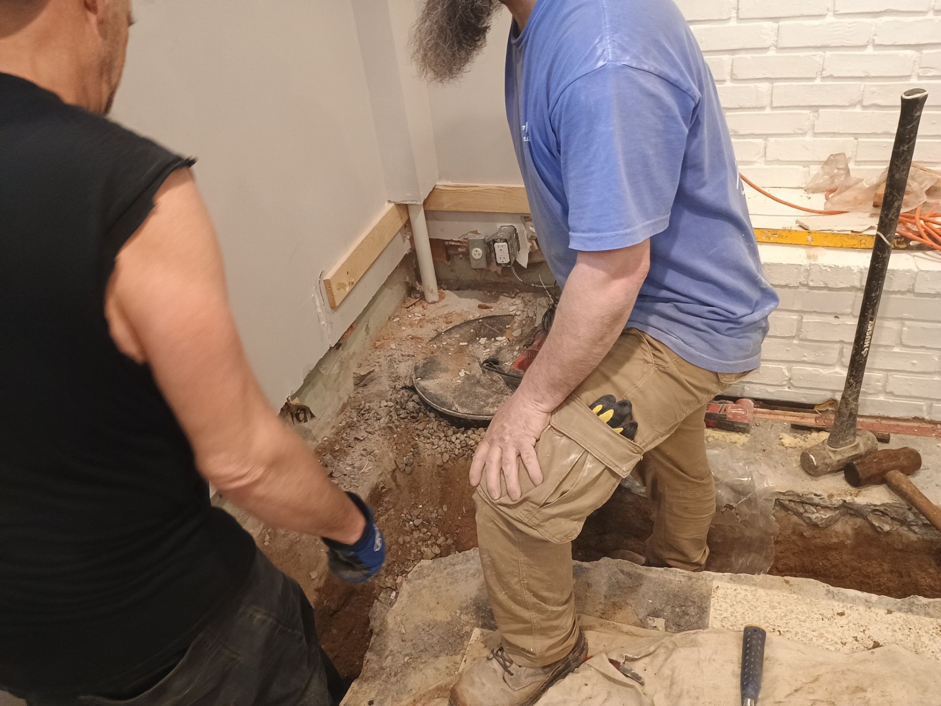 Interior Drain Tile & Sump Pump in Northwest Minneapolis by Waterproofing Northeast
