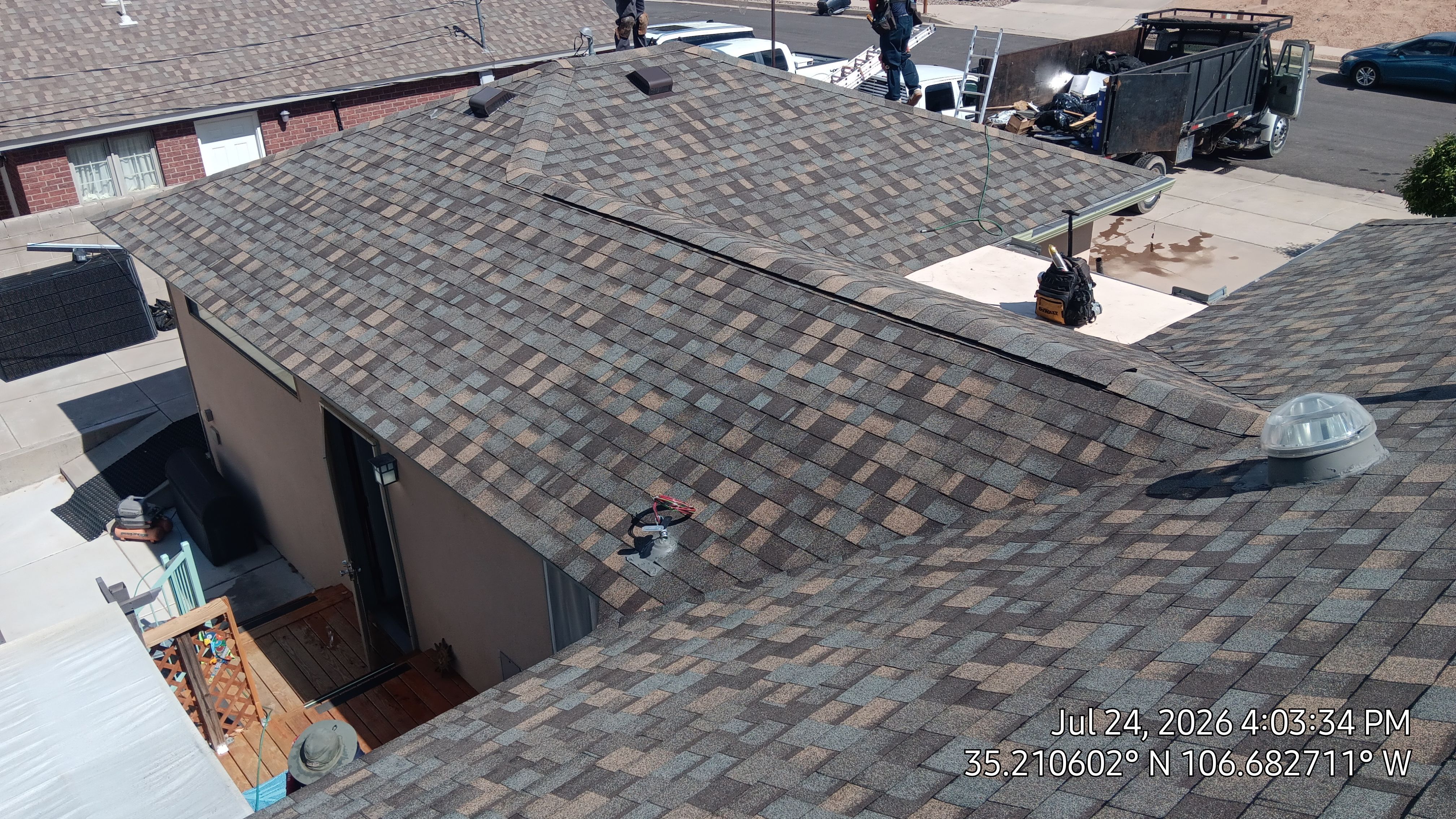 Full Shingle Roof Replacement in Northwest Albuquerque by Doyle Roof Masters Inc