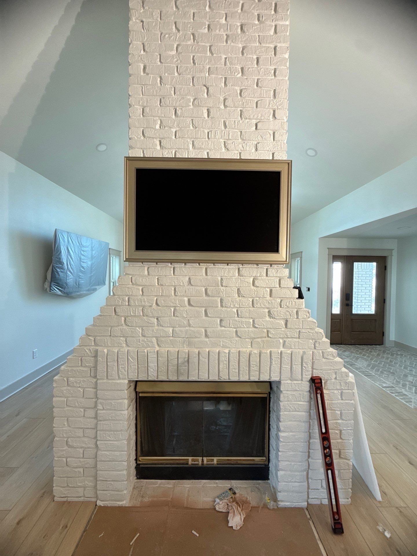 Fireplace TV Mounting Projects by Hangman Mounting & Installation 