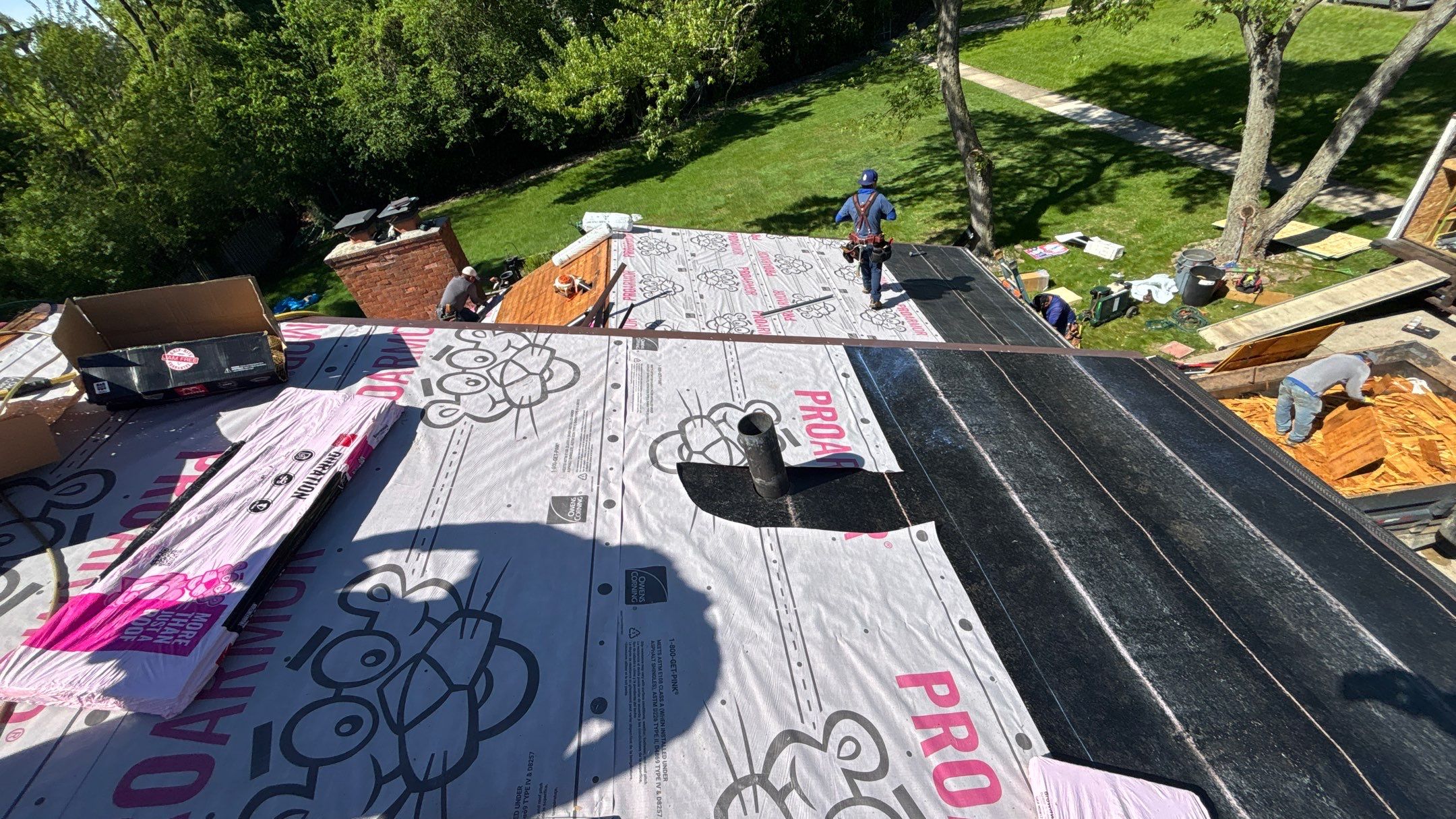 Roof Replacement using Owens Corning Tru Definitions by 180 Contractors