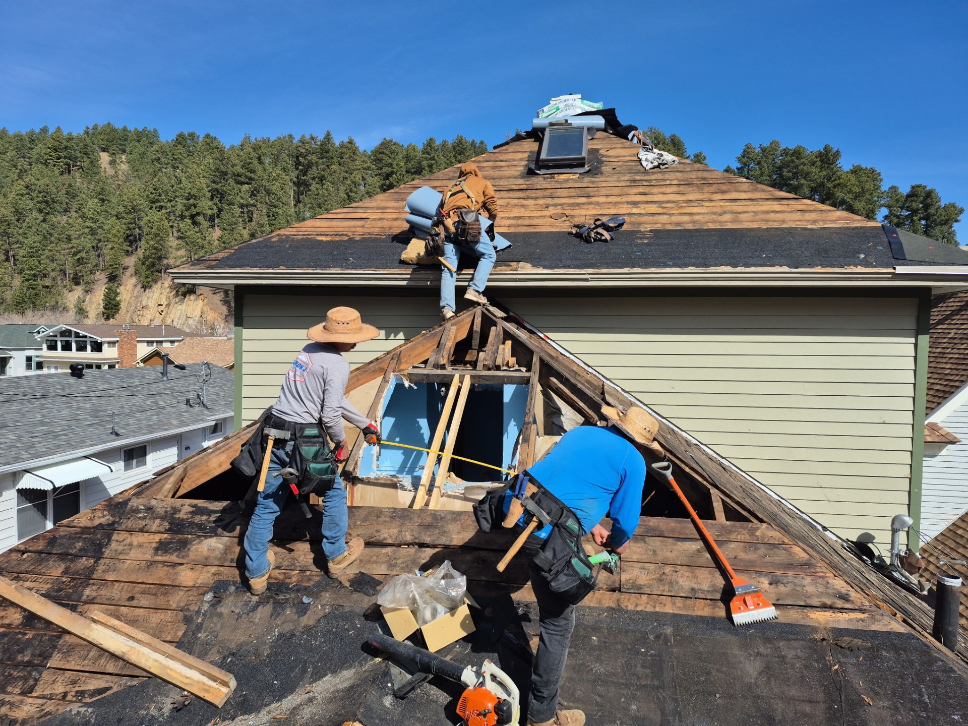 Residential Roofing Installation using Malarkey Shingles in Deadwood, SD by Weather-Tite Exteriors LLC