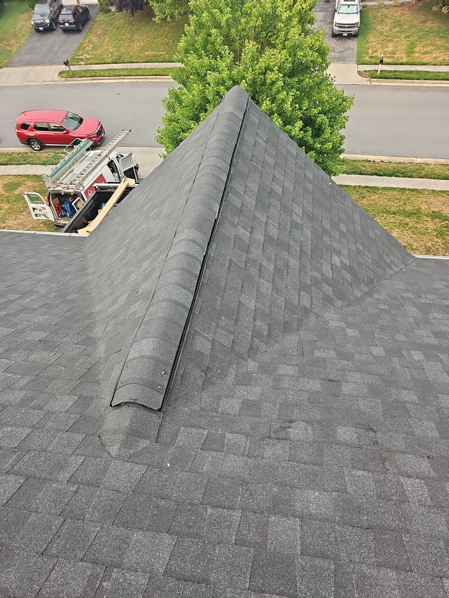 Roof Replacement - Charcoal Black by Winchester Roofing