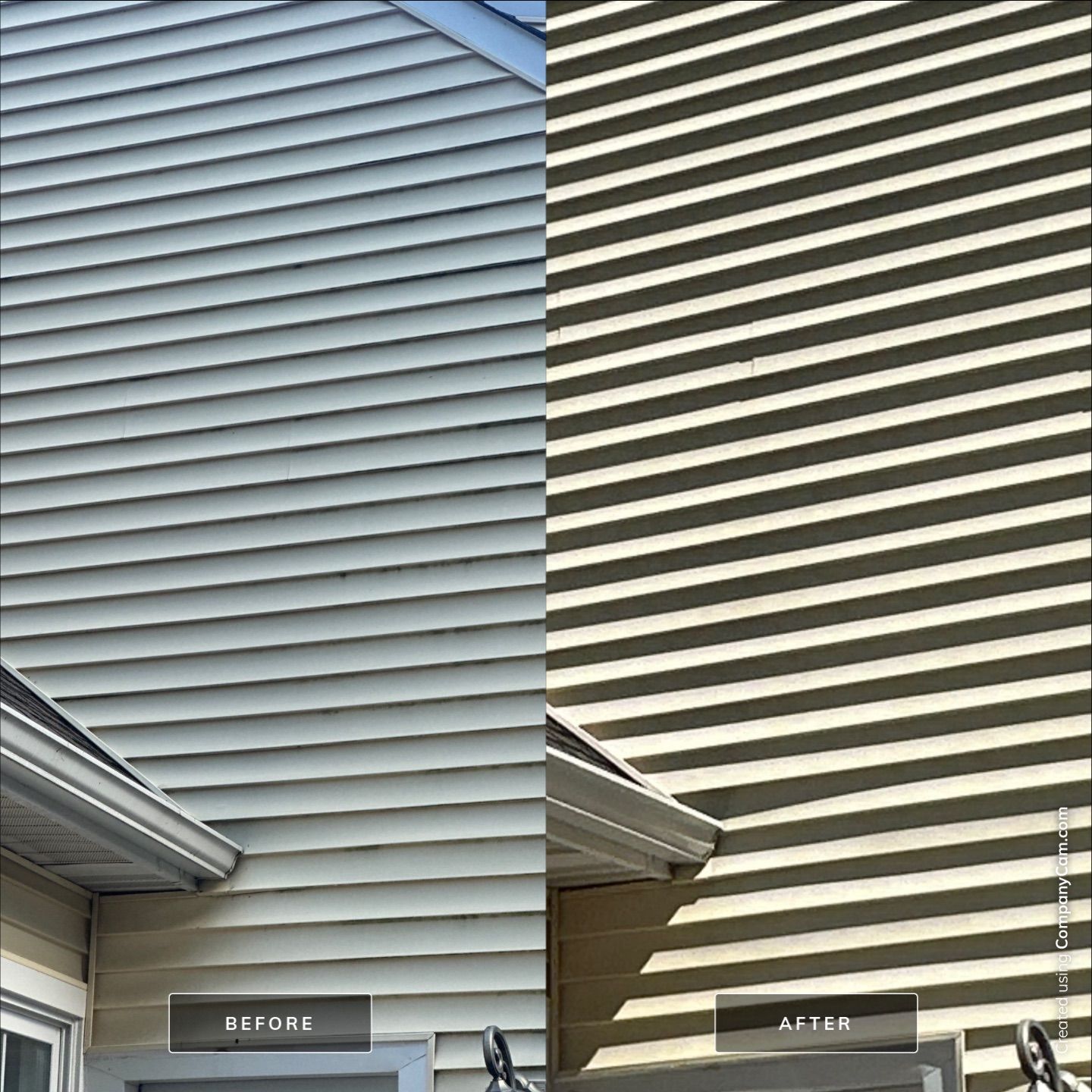 Project in Island Lake by Simmons Power & Soft Washing