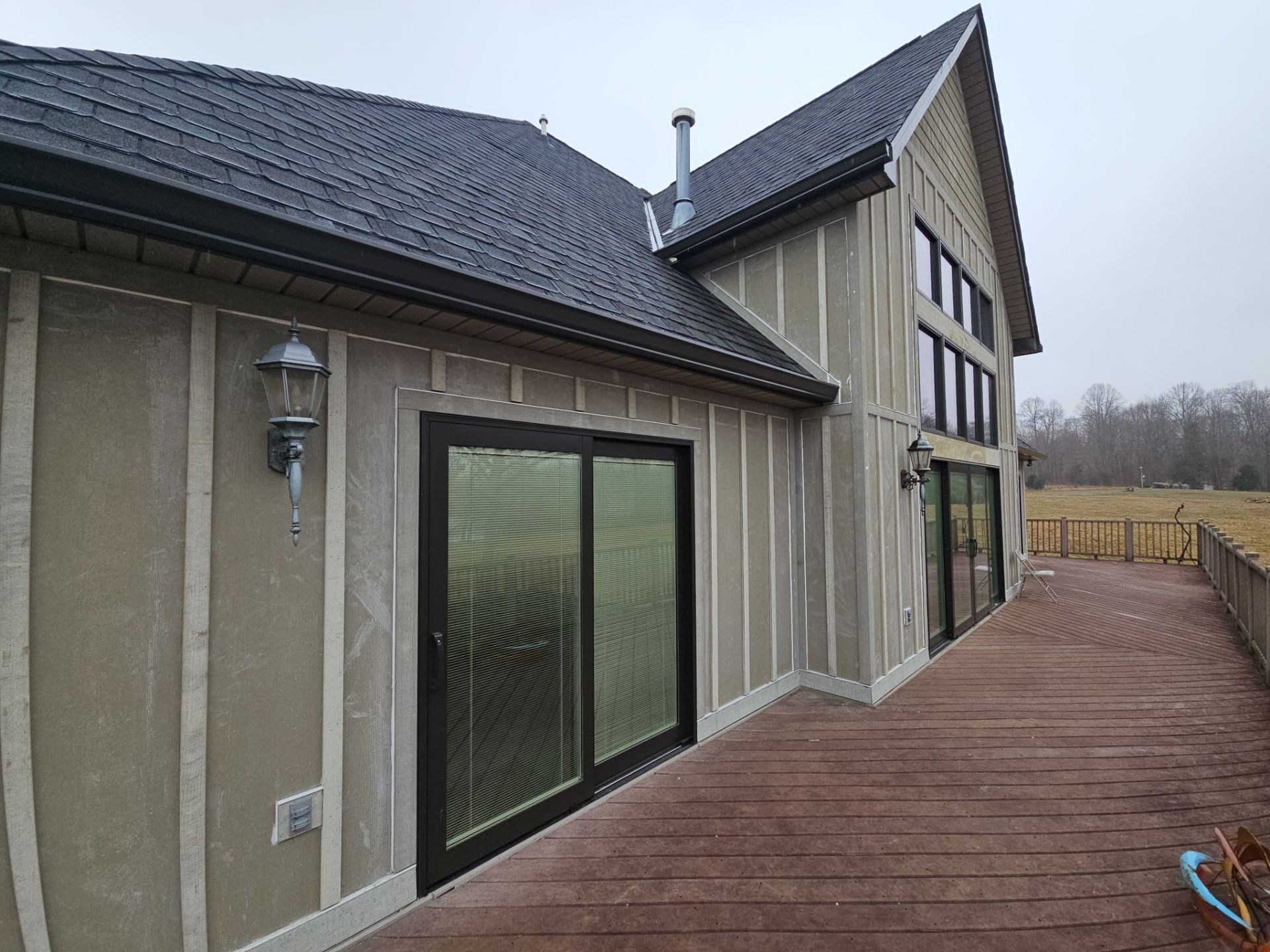 Siding Installation using James Hardie Board & Batten and James Hardie Shakes by Koontz Construction